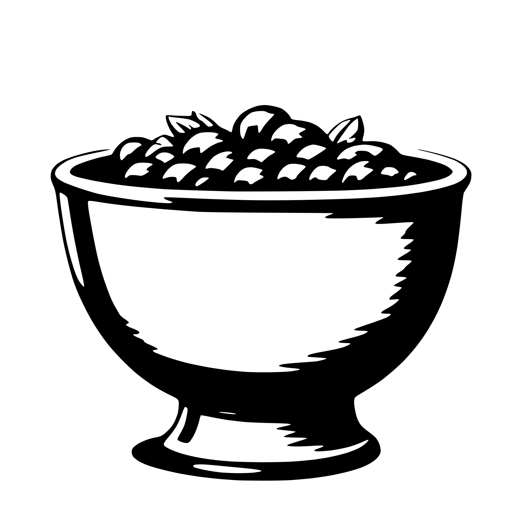 AI-generated SVG of 'bowl'