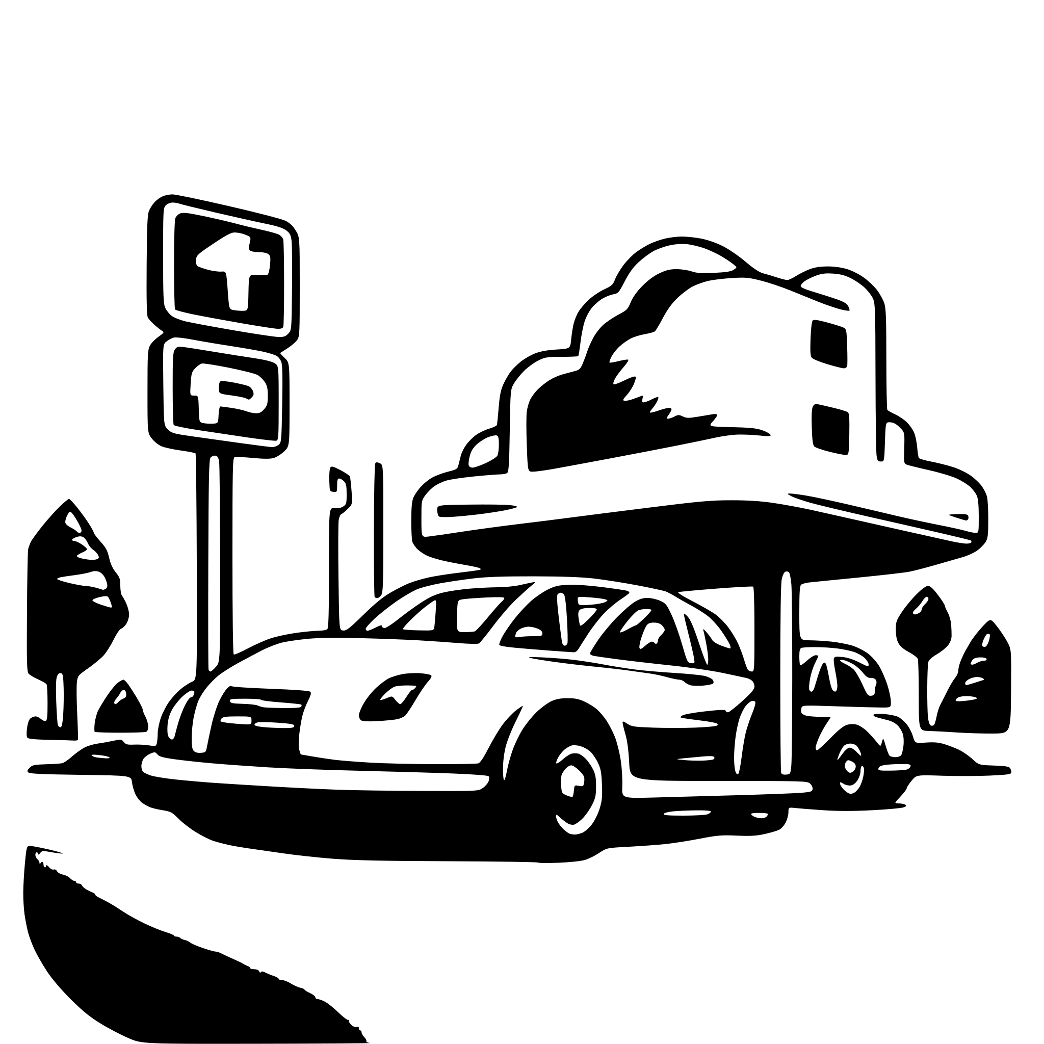 AI-generated SVG of 'Cloud parking PLC'