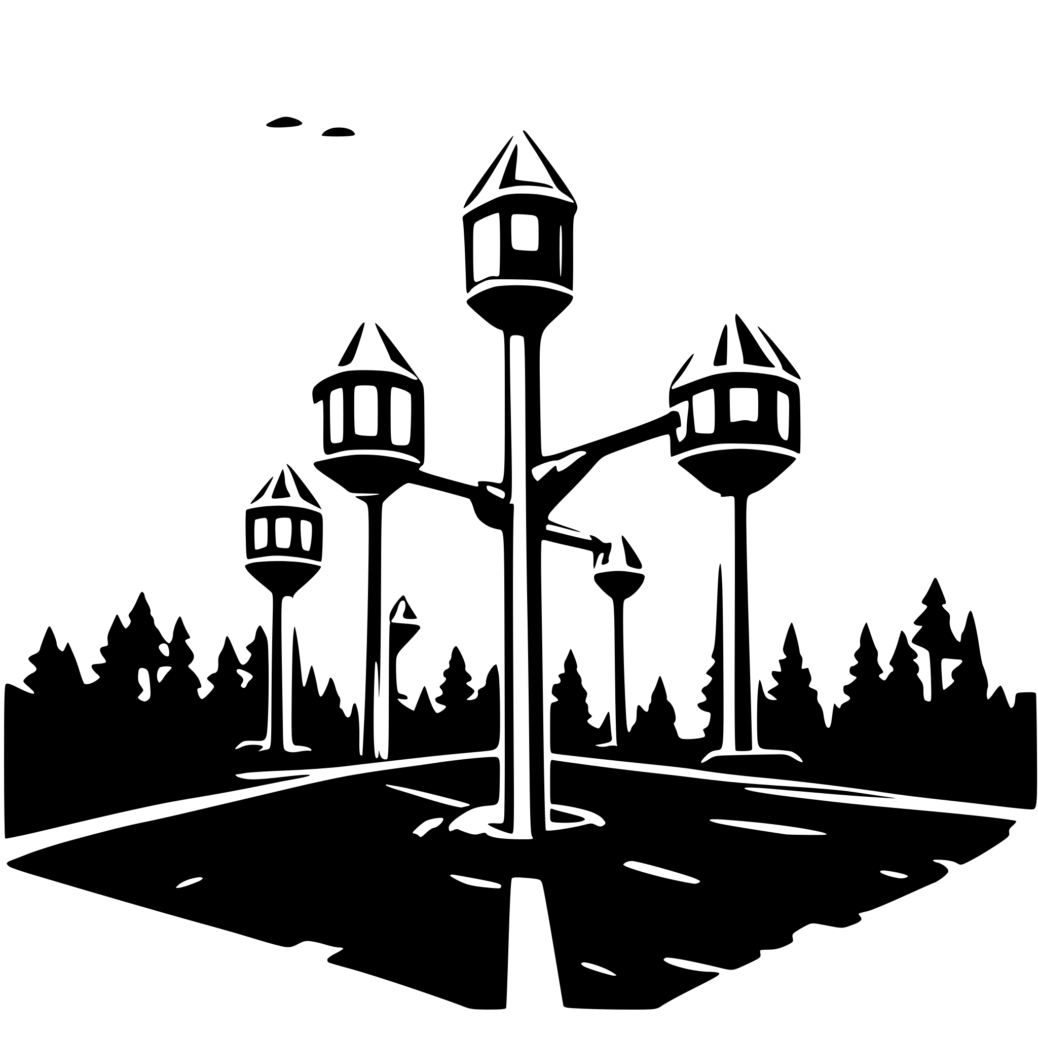 AI-generated SVG of a CDN Network Animation
