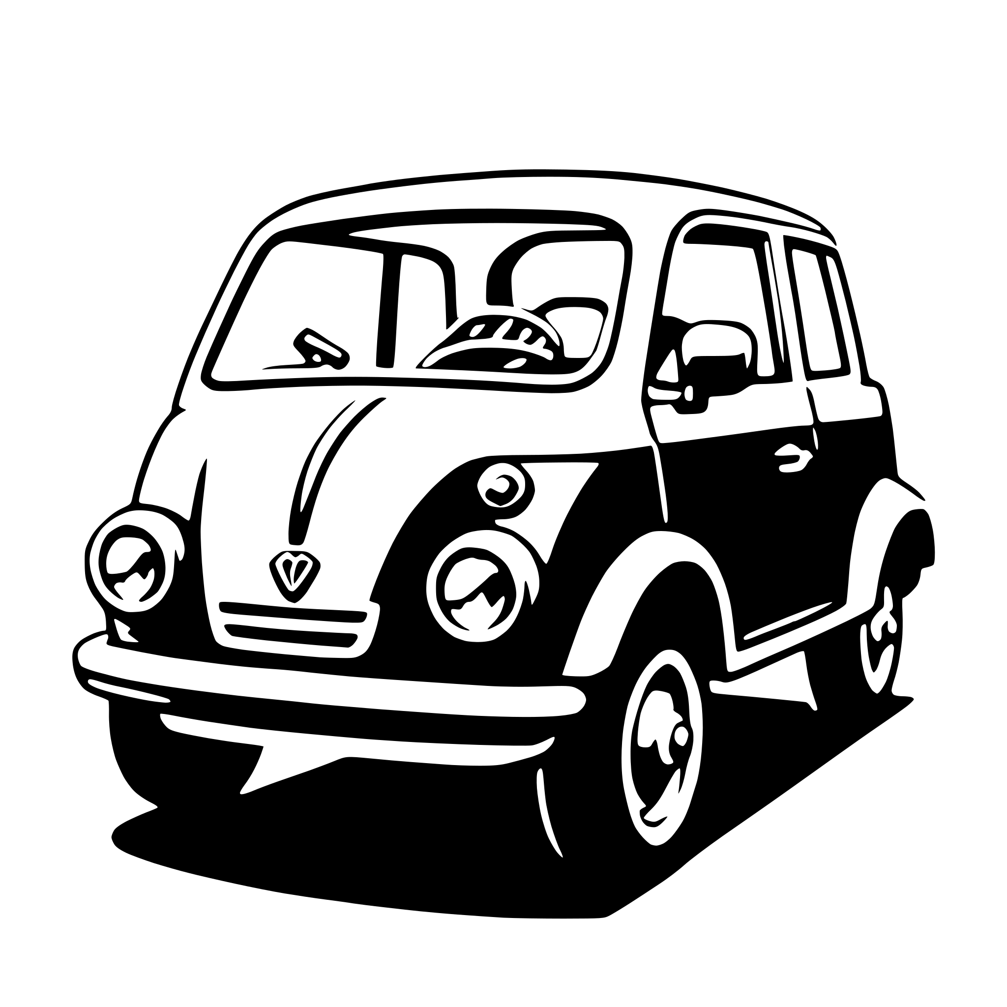 AI-generated SVG of 'microcar'