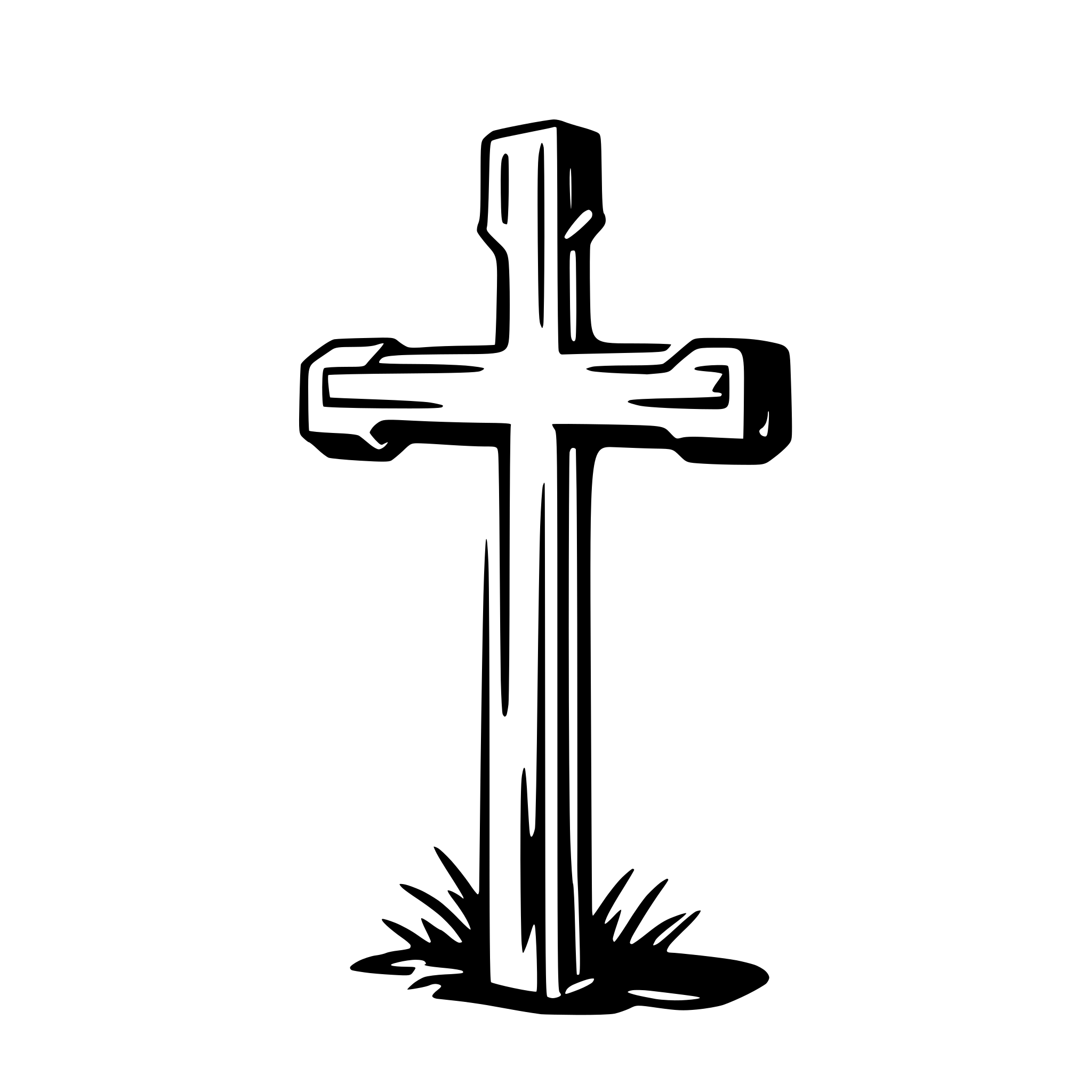 AI-generated SVG of 'cross'
