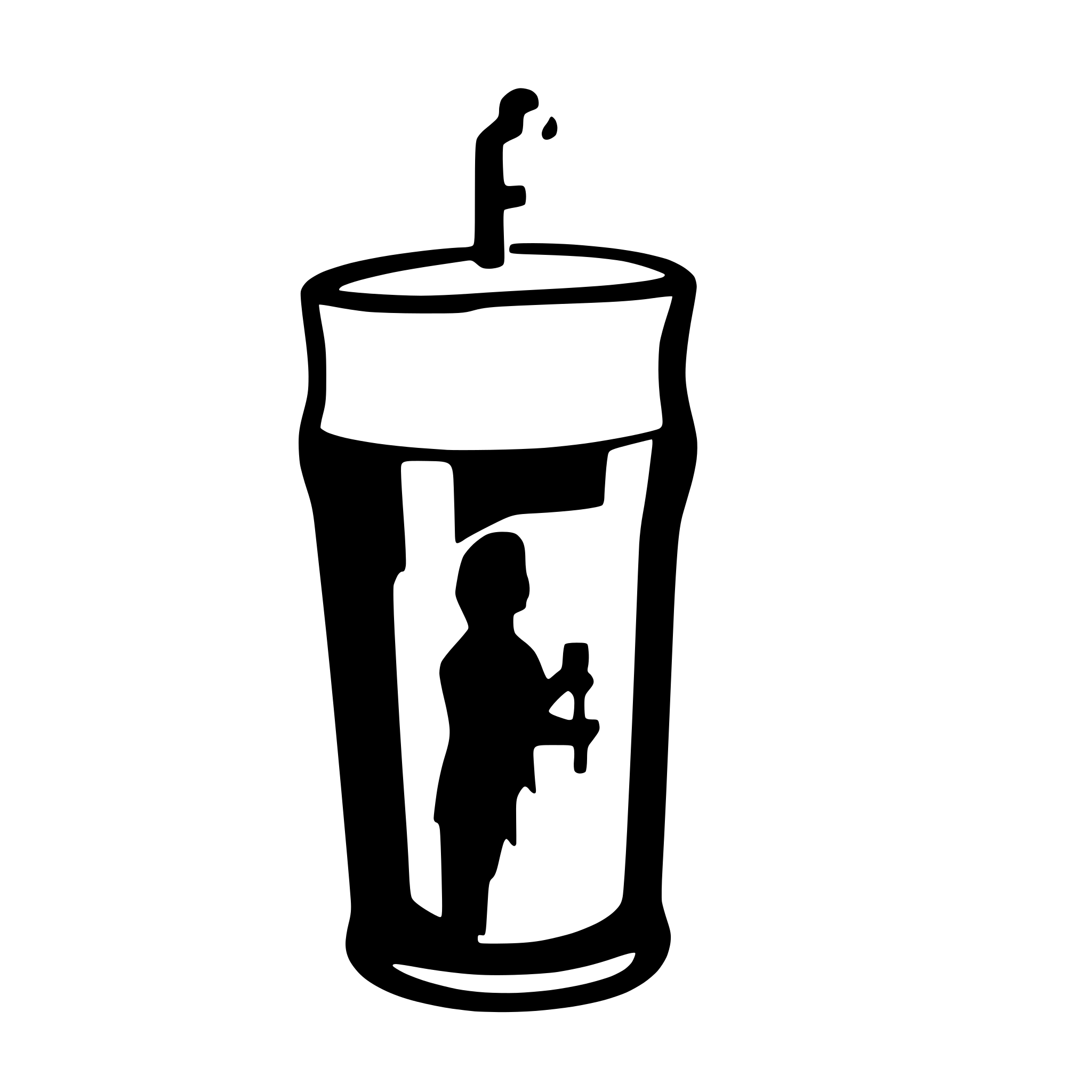 AI-generated SVG of a beer ekg