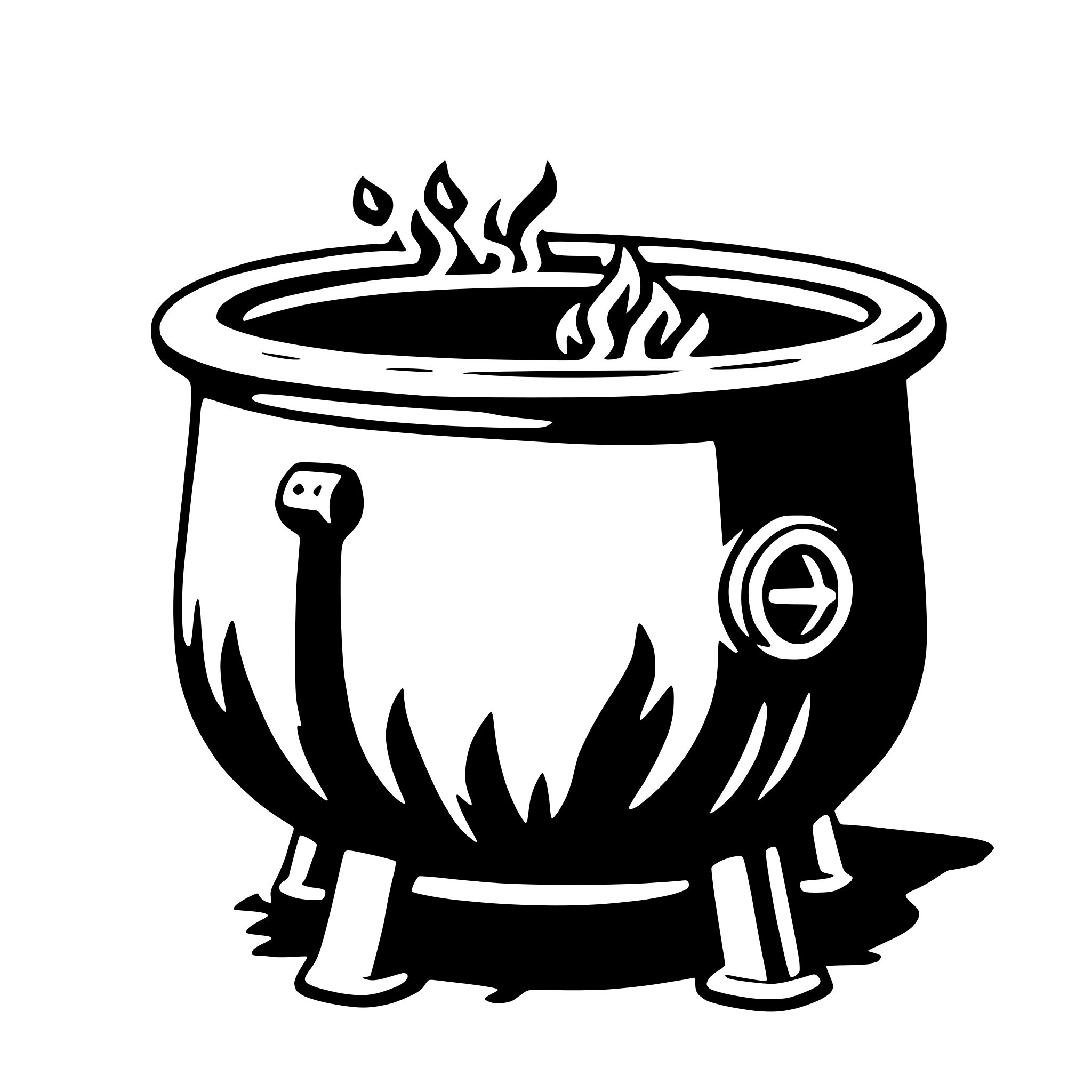 AI-generated SVG of 'cauldron'