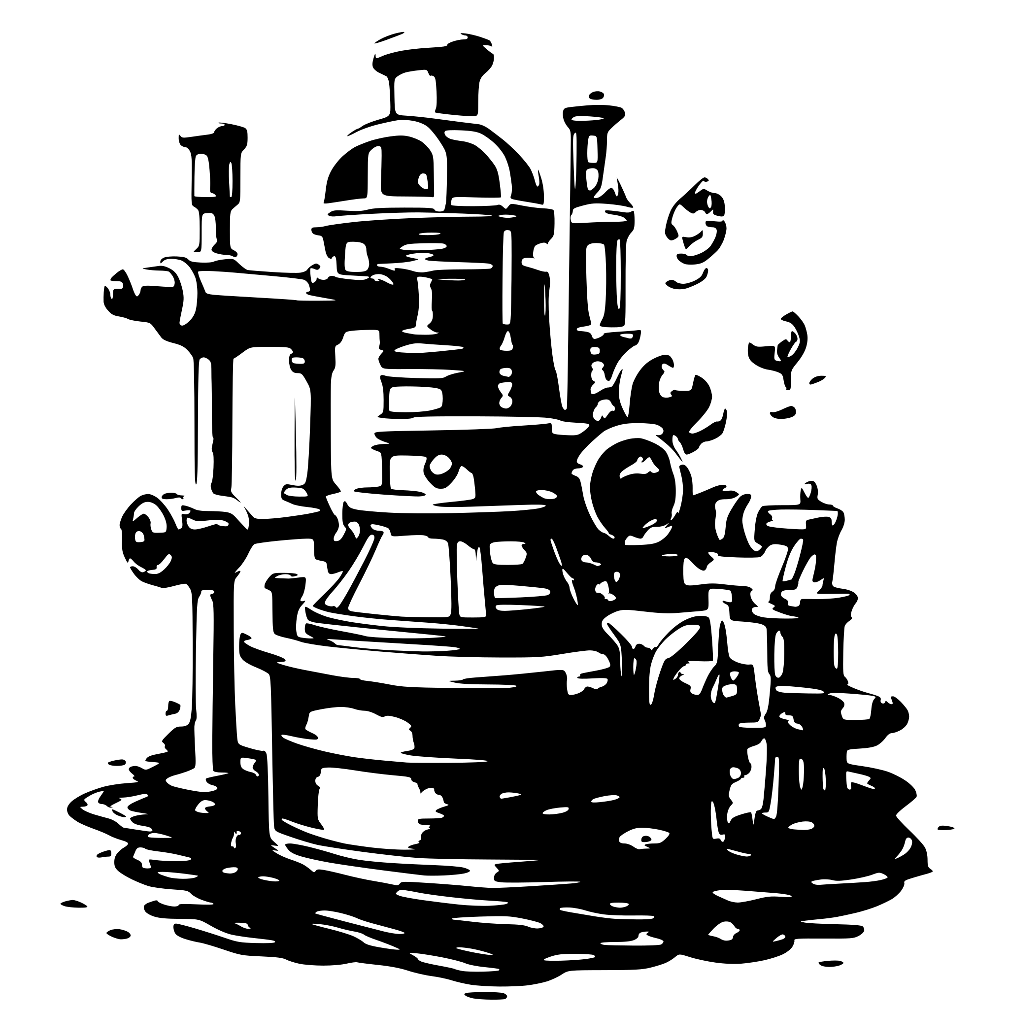 AI-generated SVG of a water pump