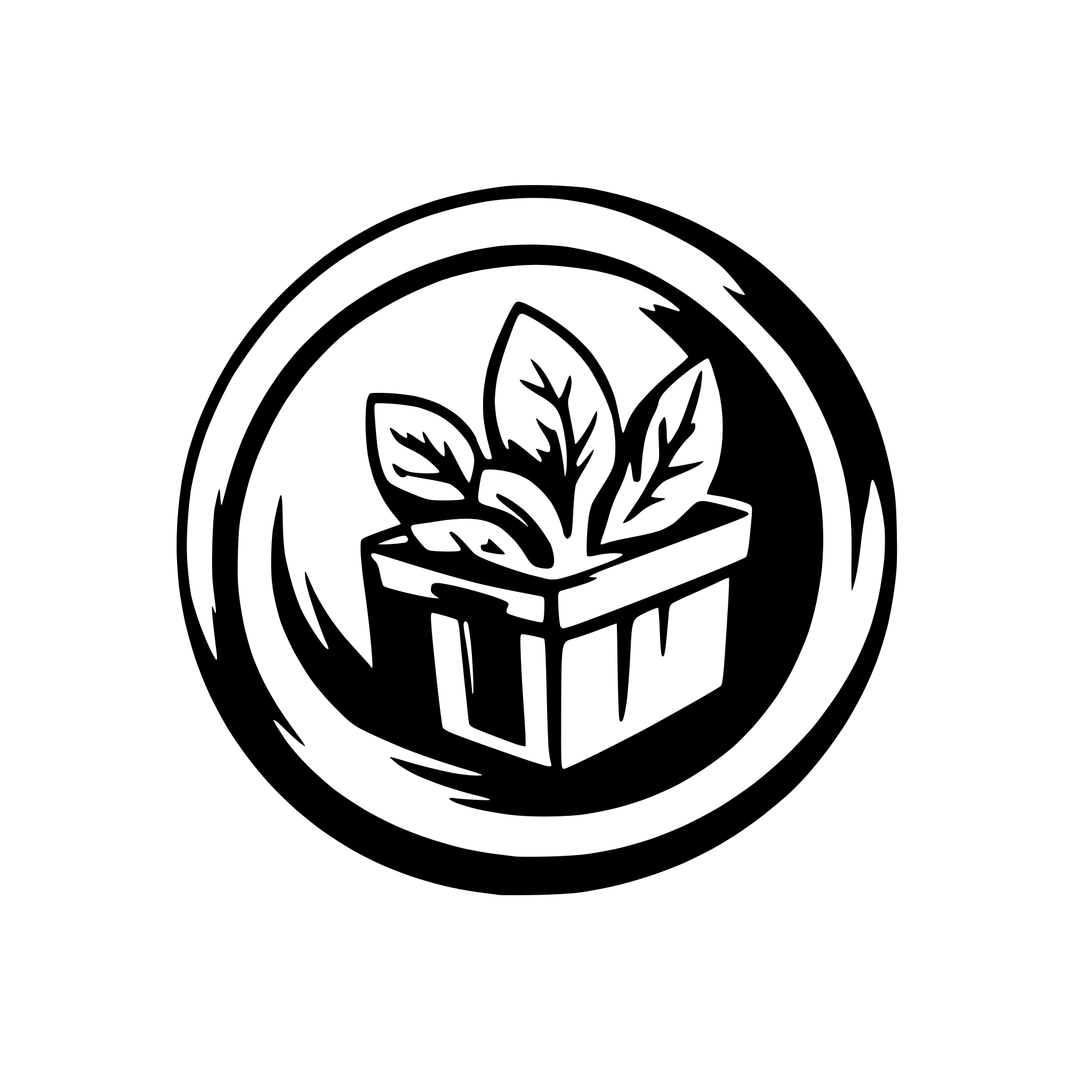 AI-generated SVG of a shop logo