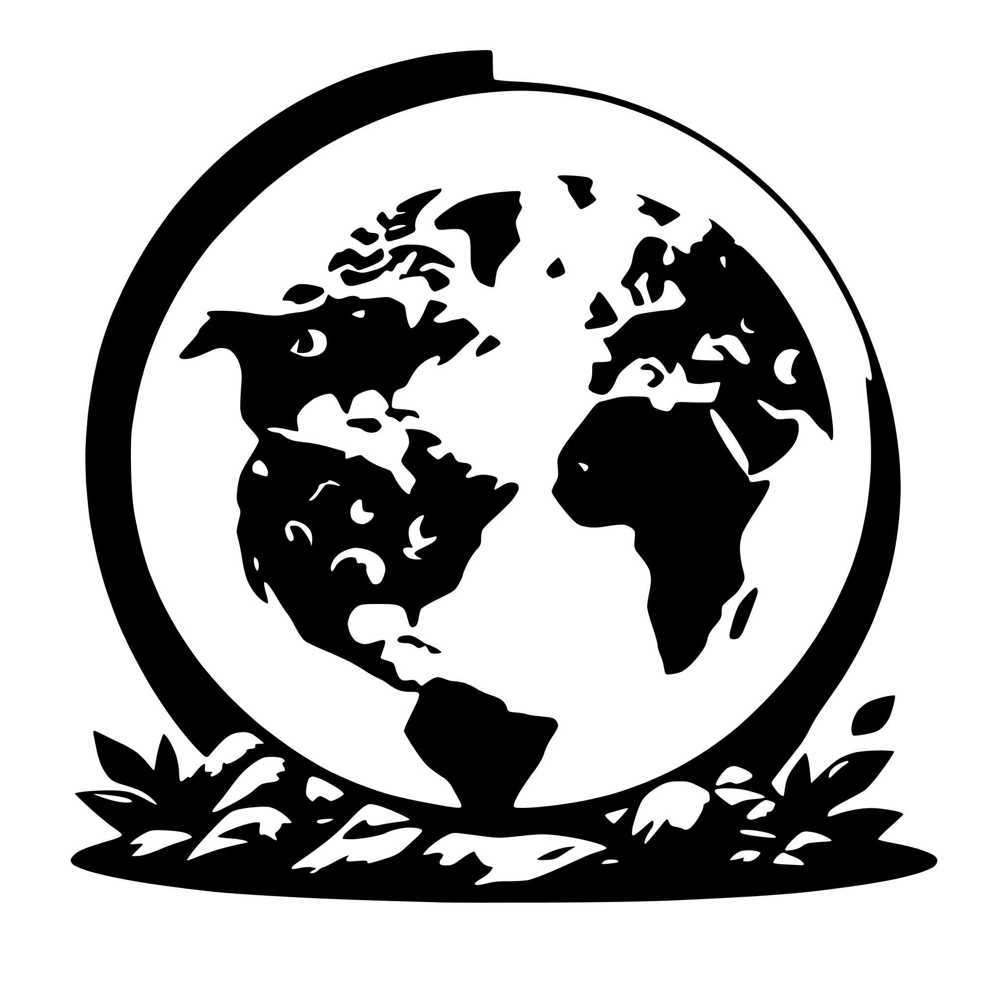 AI-generated SVG of a a picture of the earth full of mysteries