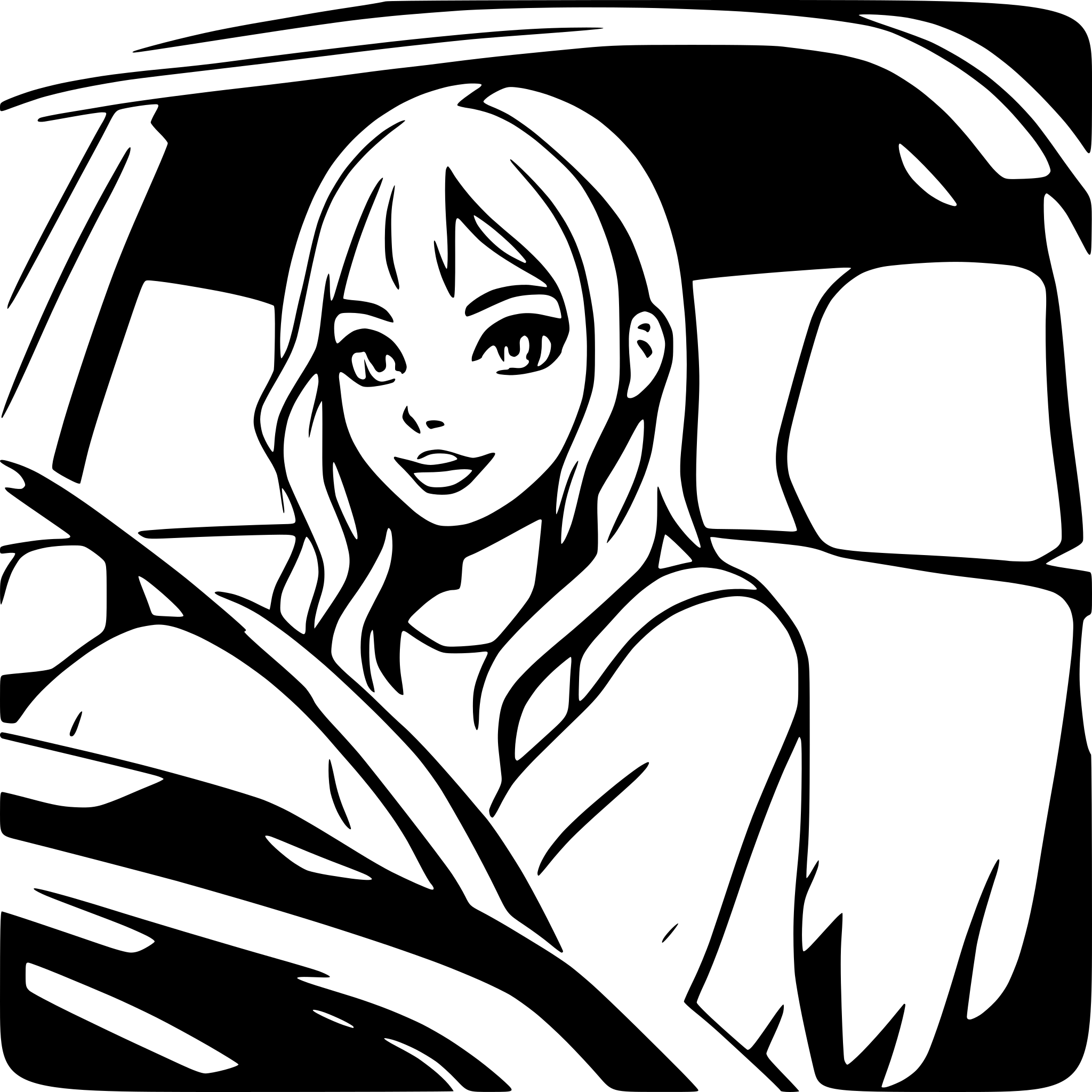 AI-generated SVG of 'Car from passenger side profile'