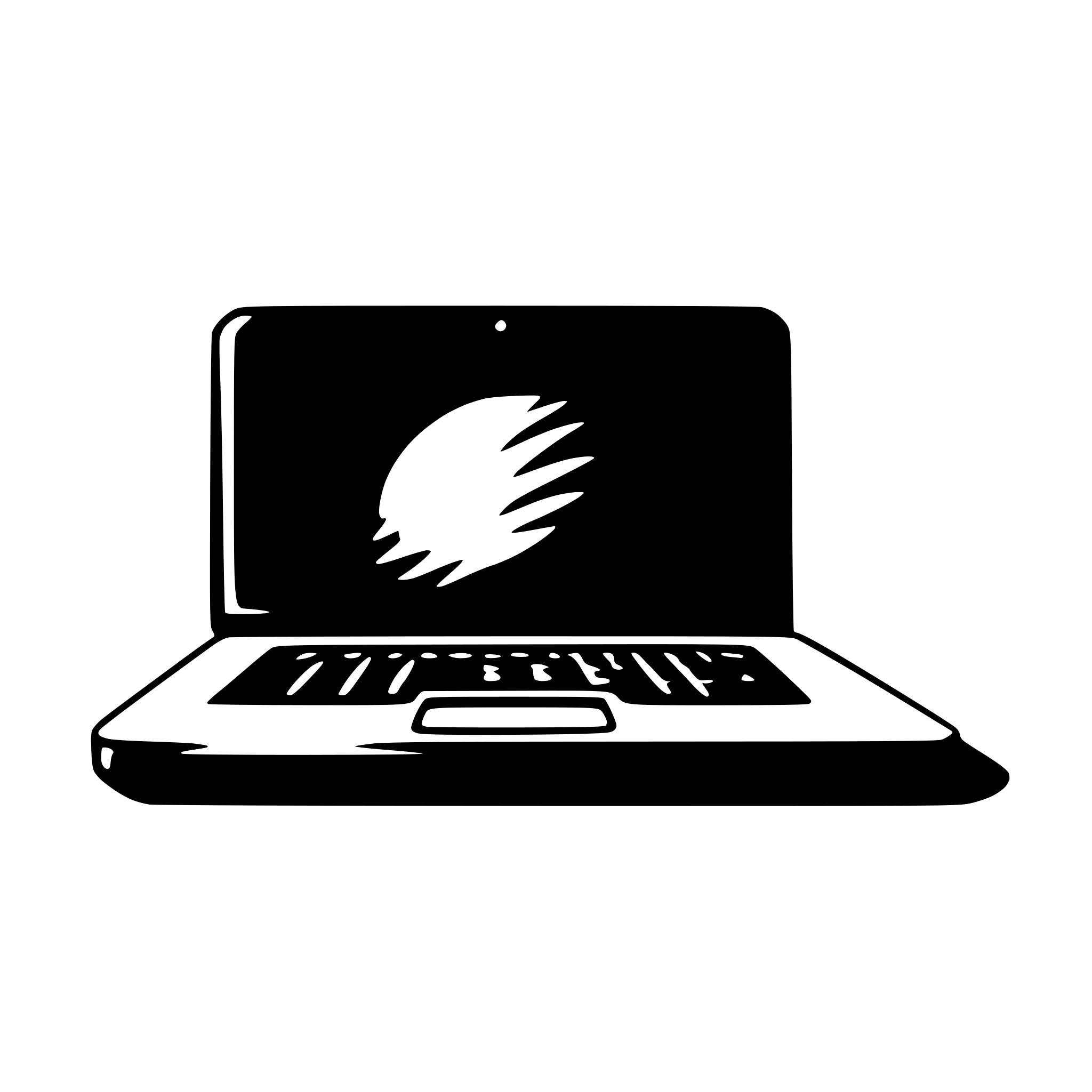 AI-generated SVG of a laptop