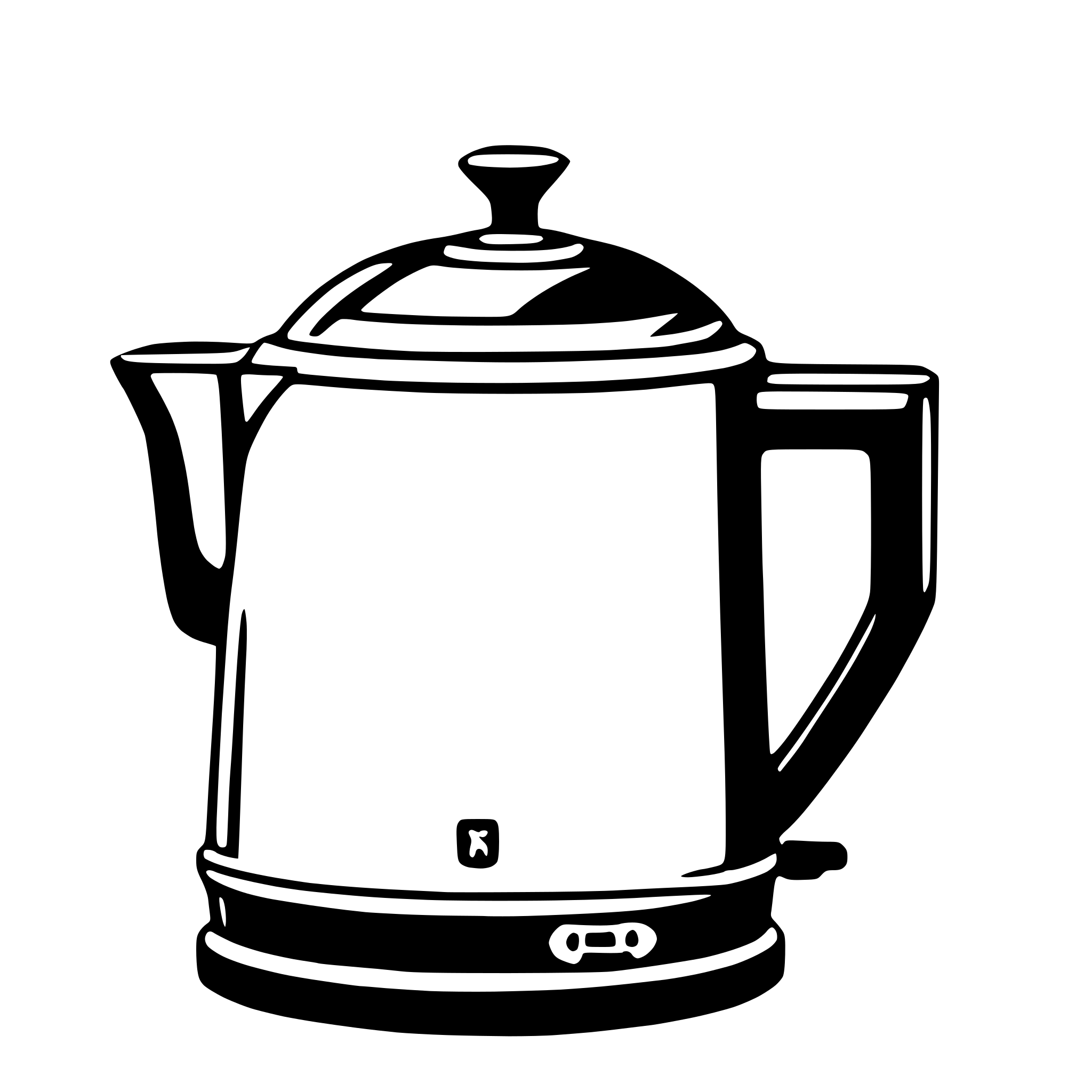AI-generated SVG of 'electric kettle'