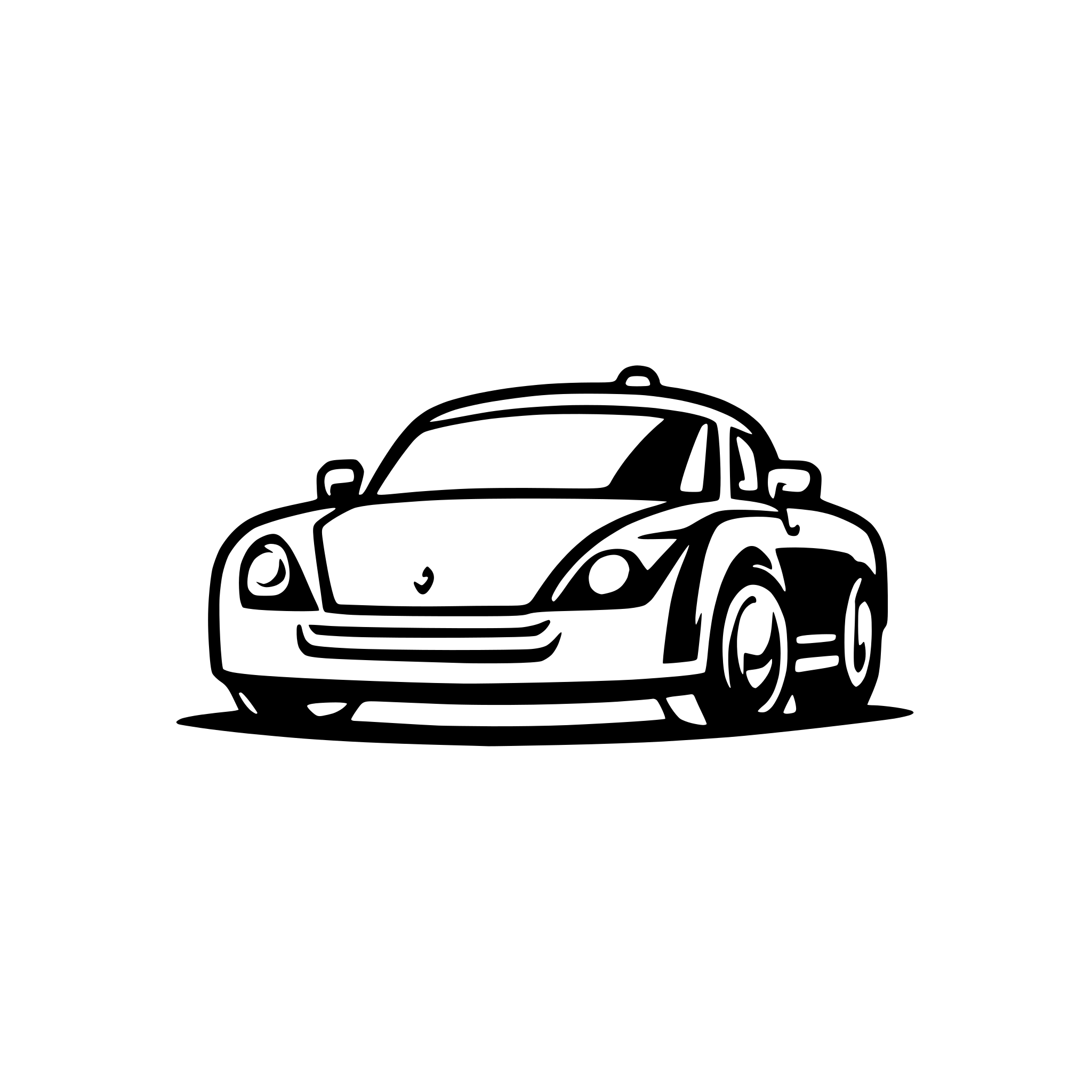 AI-generated SVG of a car