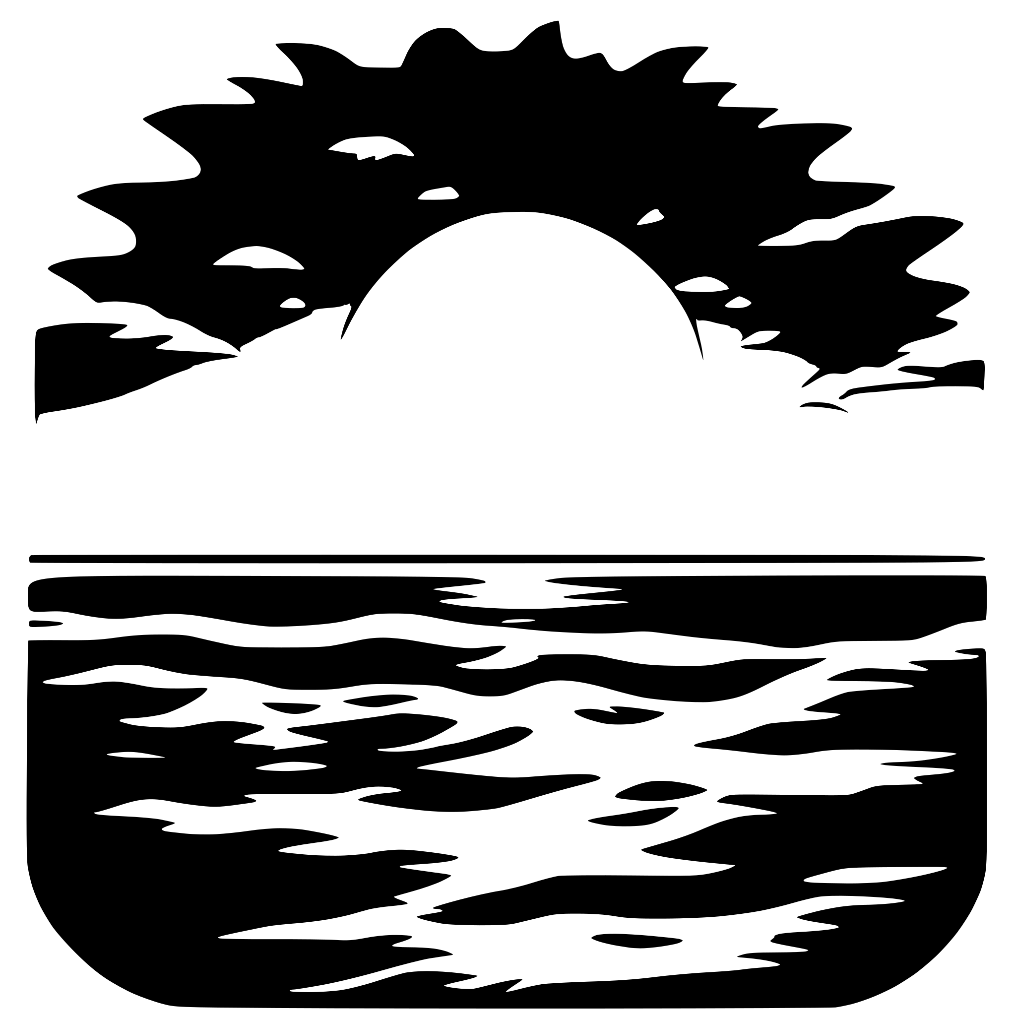 AI-generated SVG of a sun set over an ocean