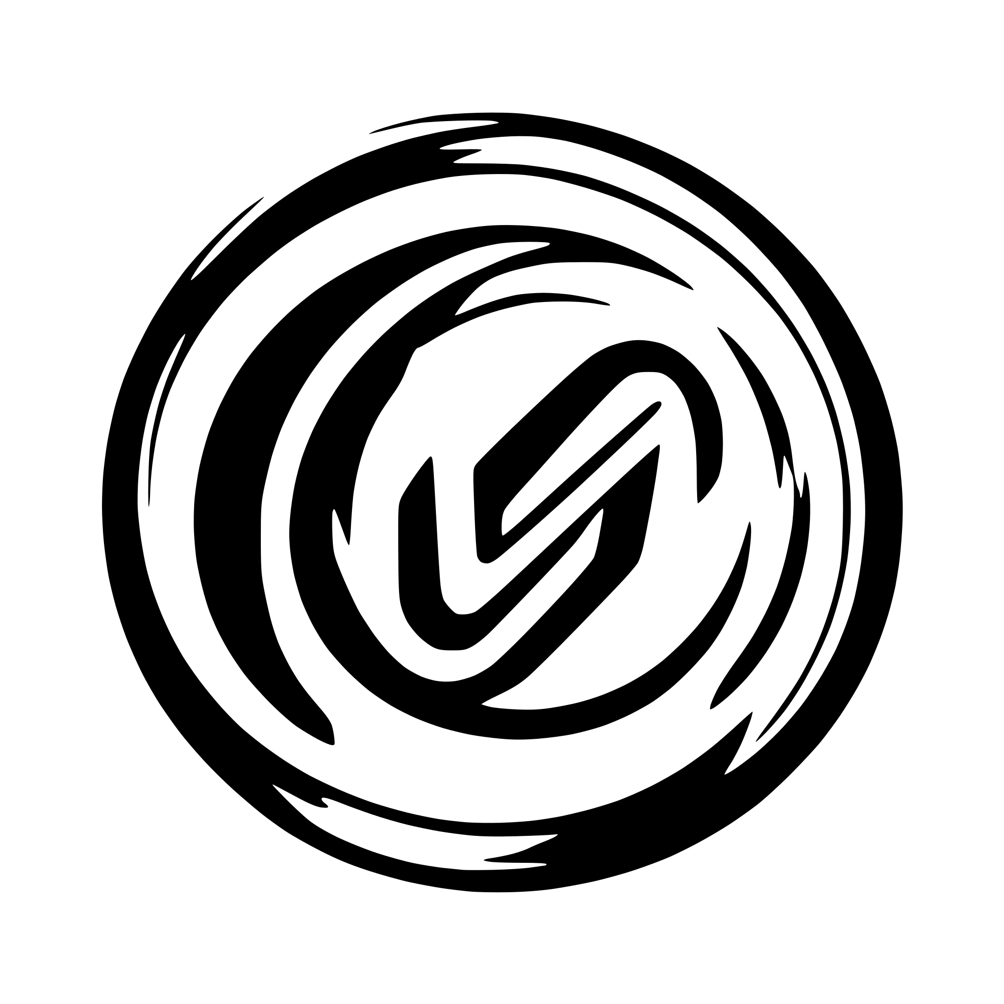 AI-generated SVG of a letter X an a circle swirl logo tech software