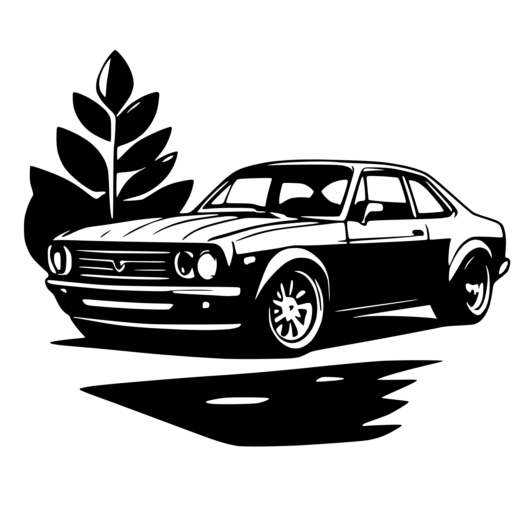 AI-generated SVG of a MAZDA RX3
