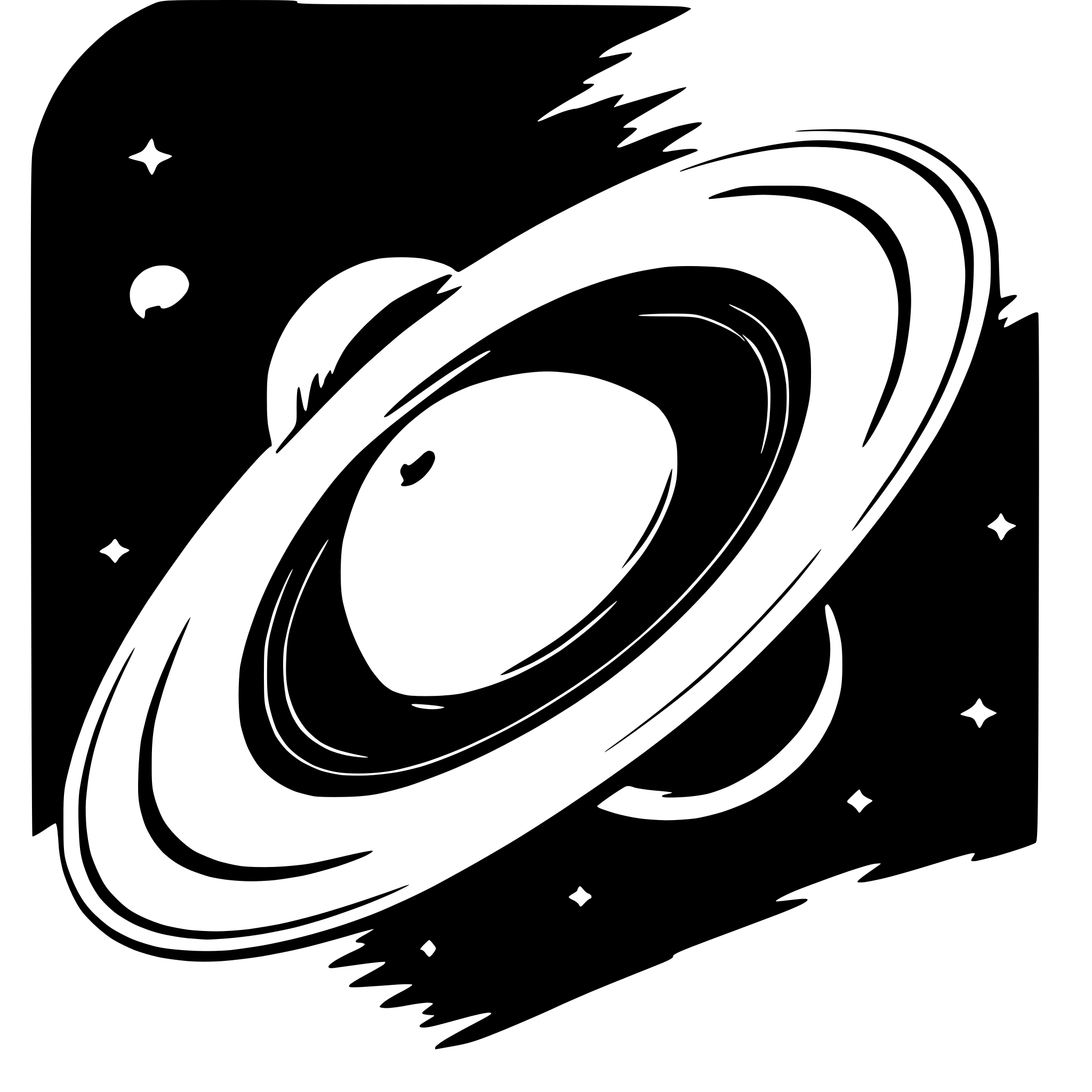 AI-generated SVG of a saturn and rings