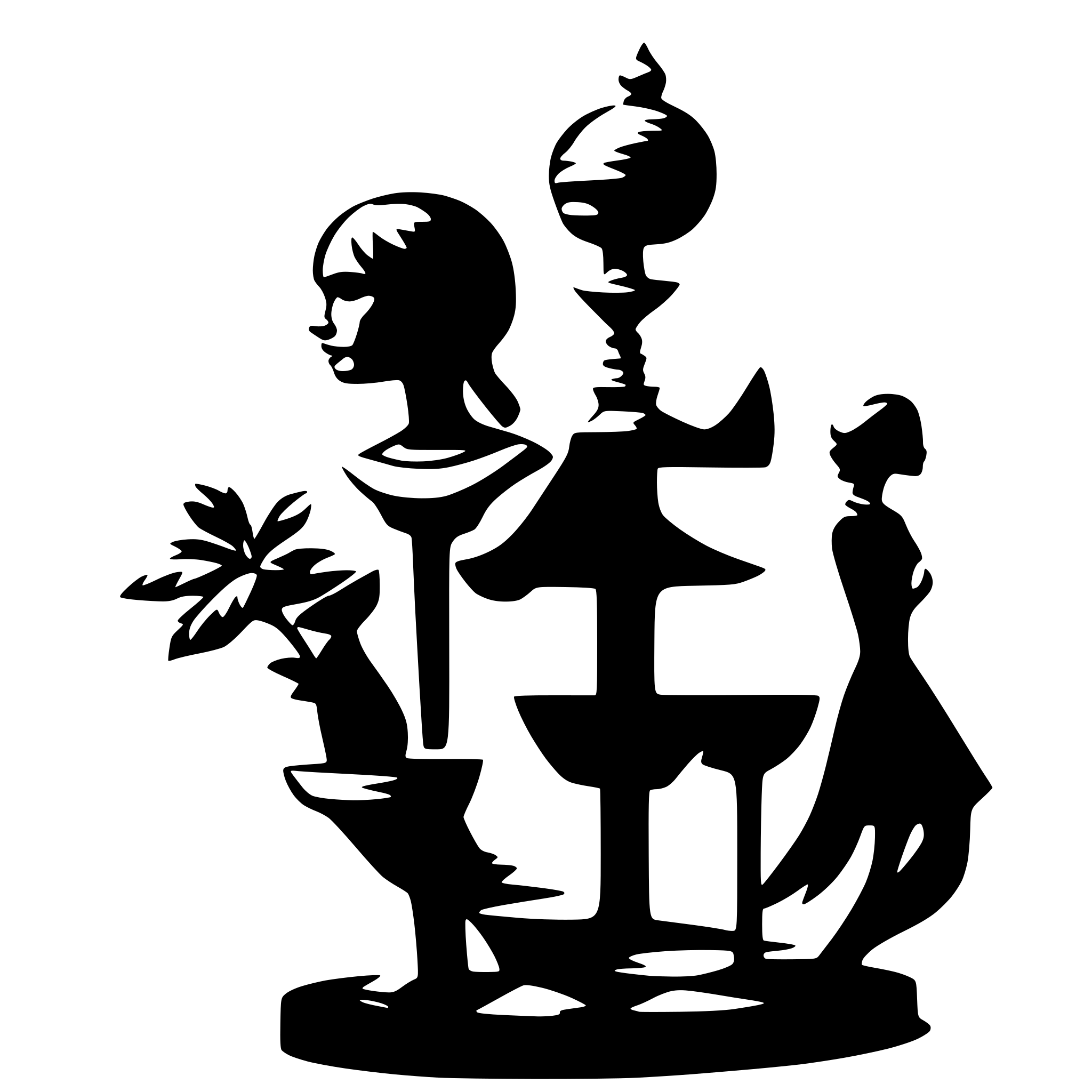 AI-generated SVG of a SILHOUETTE SCULPTURE CONTEMPORARY ART