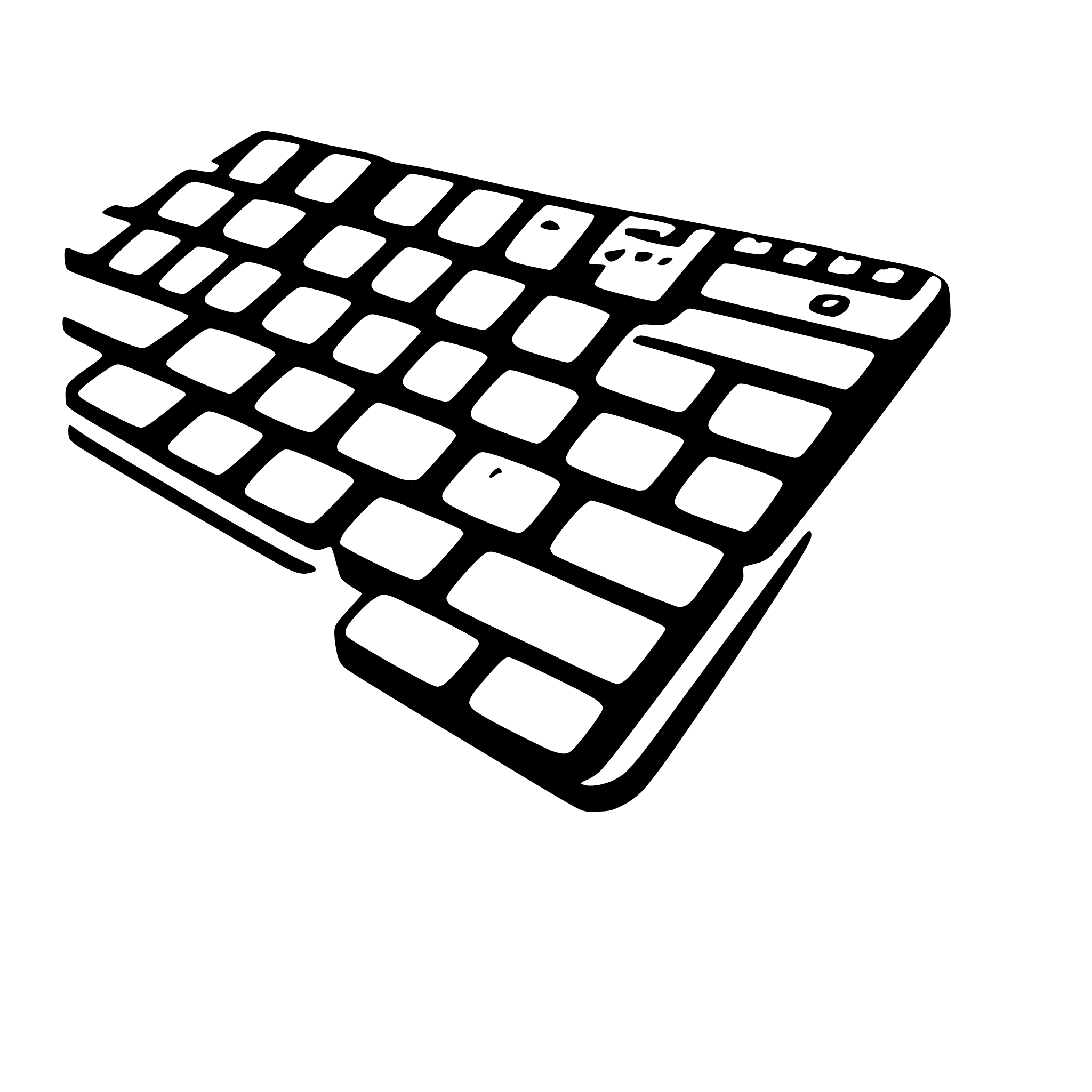 AI-generated SVG of a keyboard