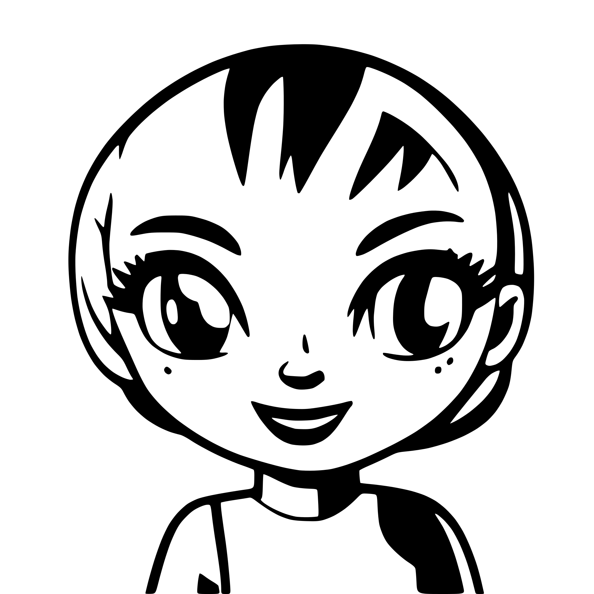 AI-generated SVG of 'doe eyes cartoon'