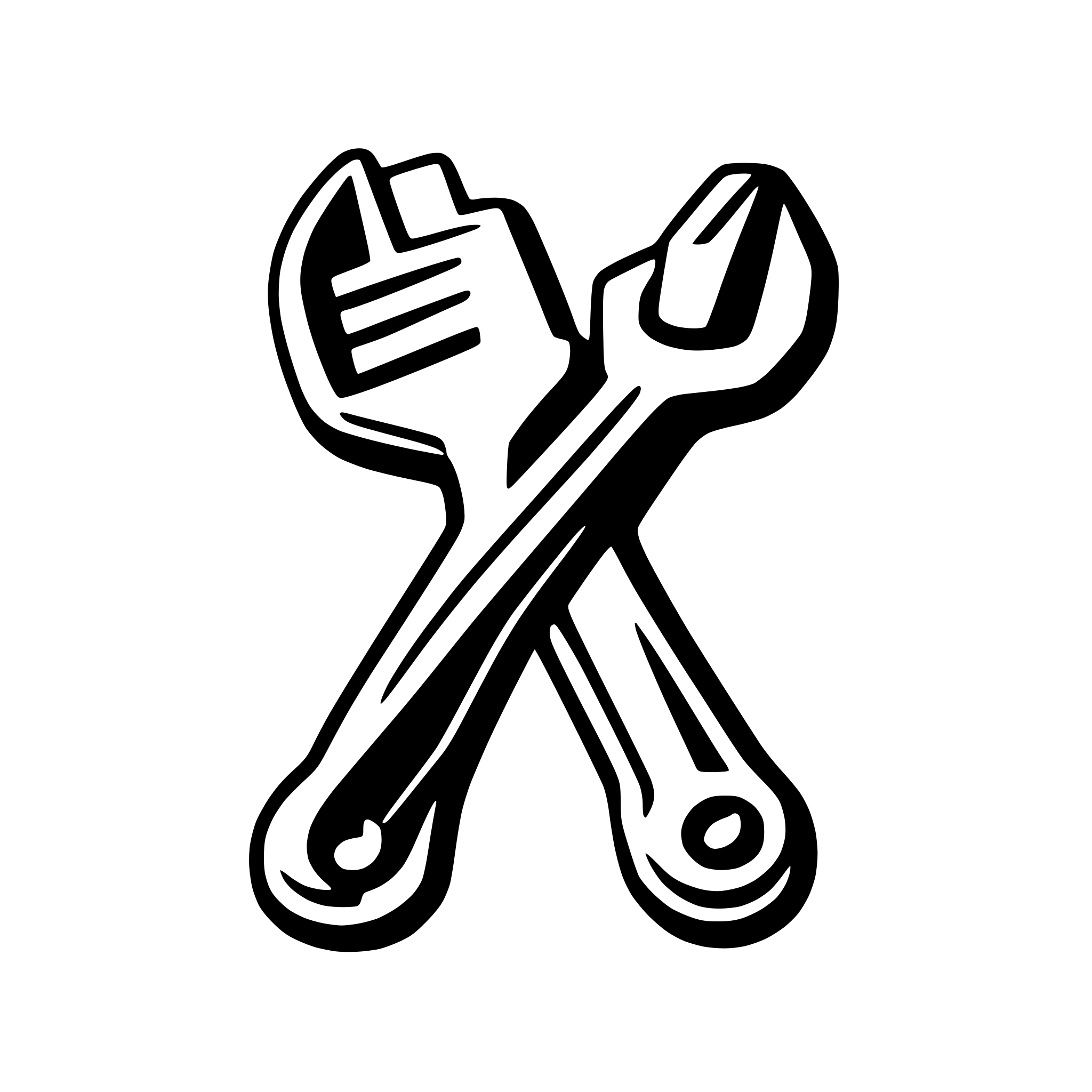 AI-generated SVG of 'an wrench'