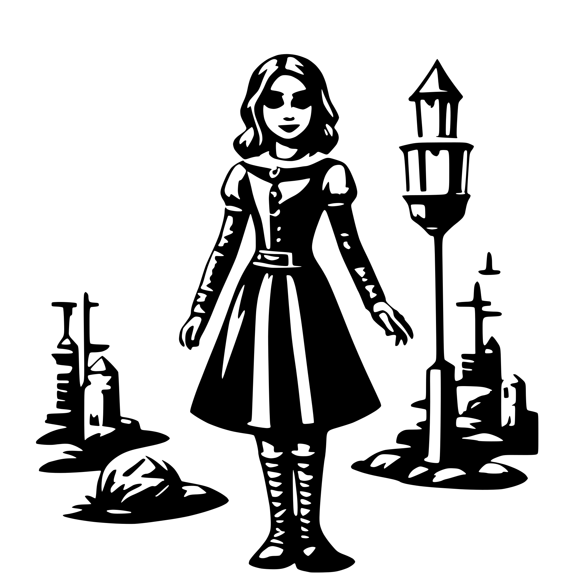 AI-generated SVG of 'Hexe'