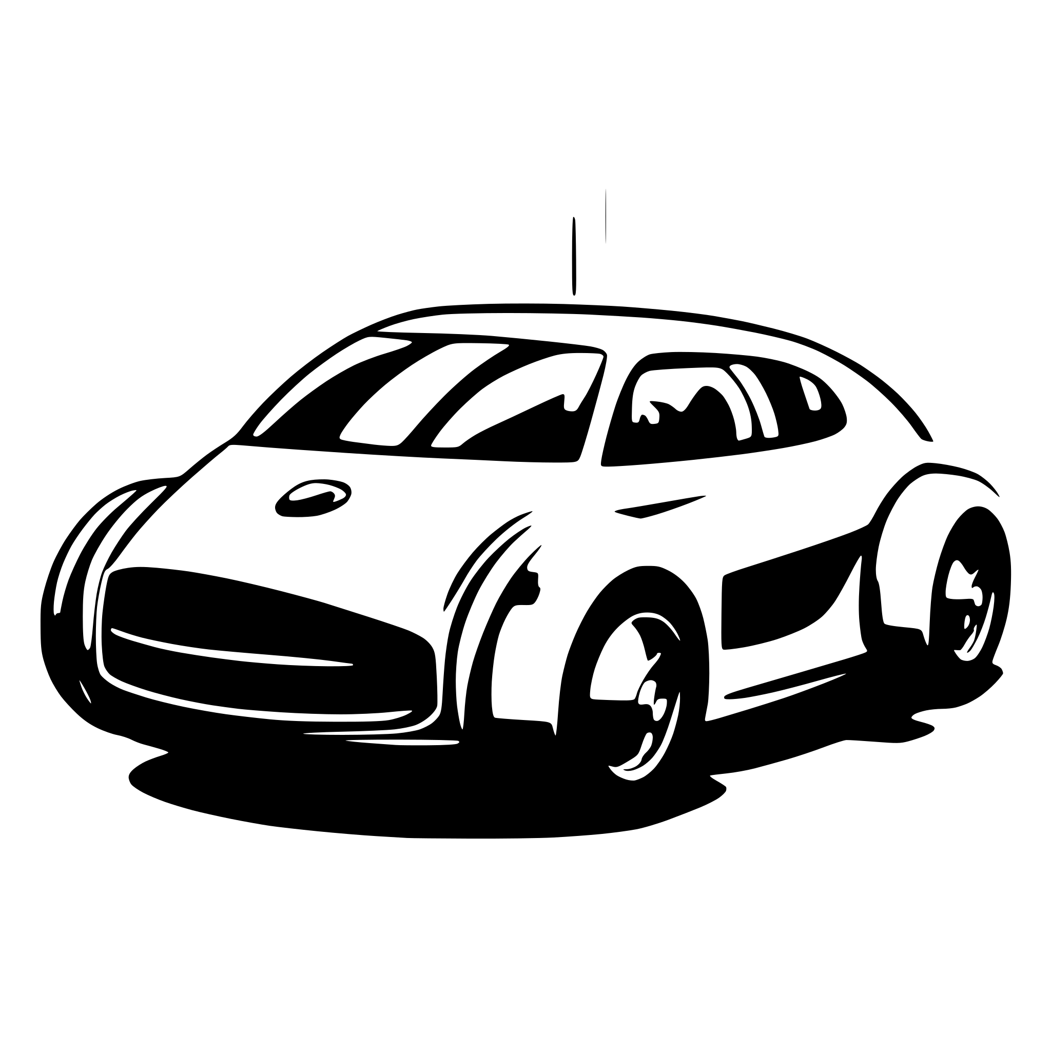 AI-generated SVG of 'a futuristic car'
