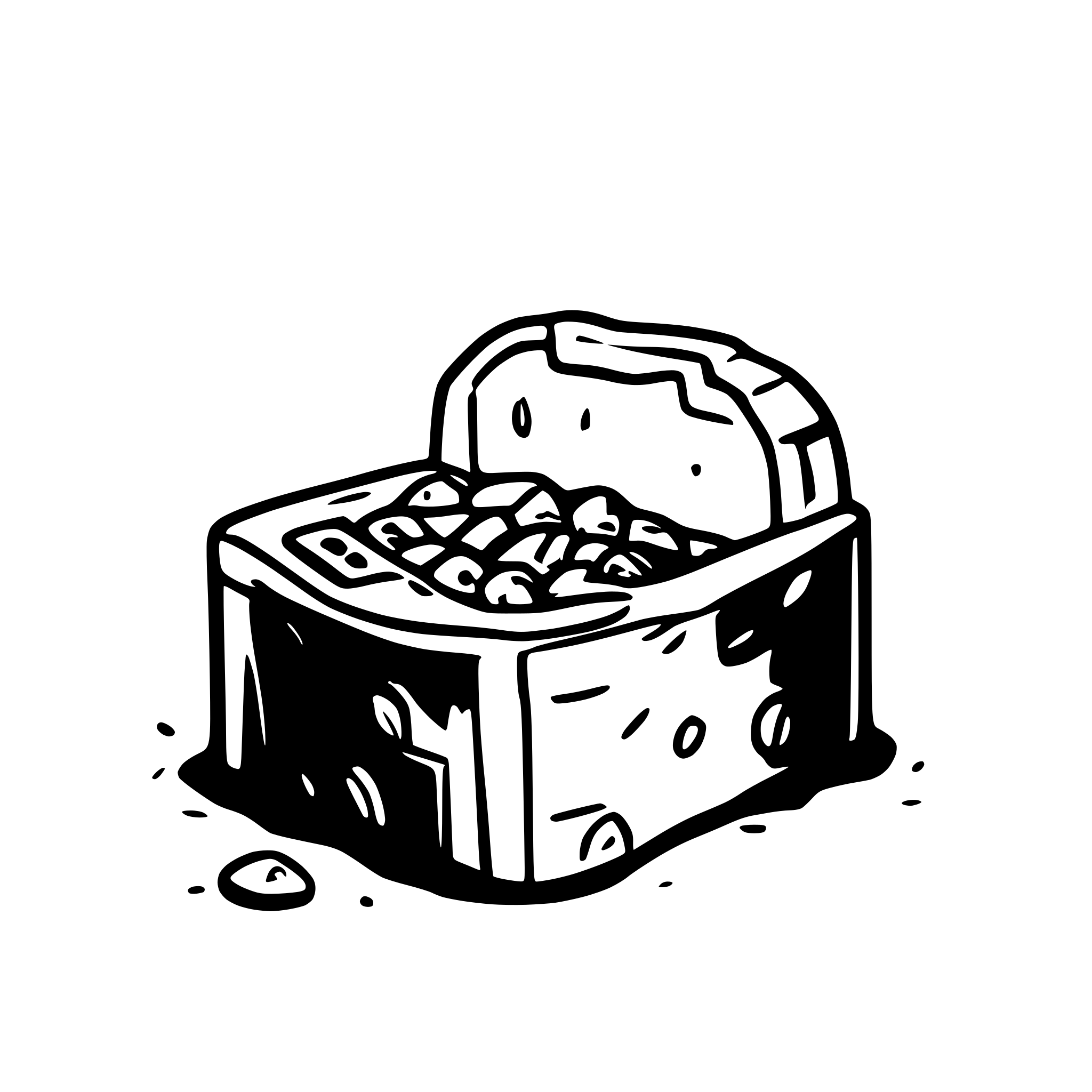 AI-generated SVG of '2d arcade game dirt pile; brown dirt; dug out of ground'