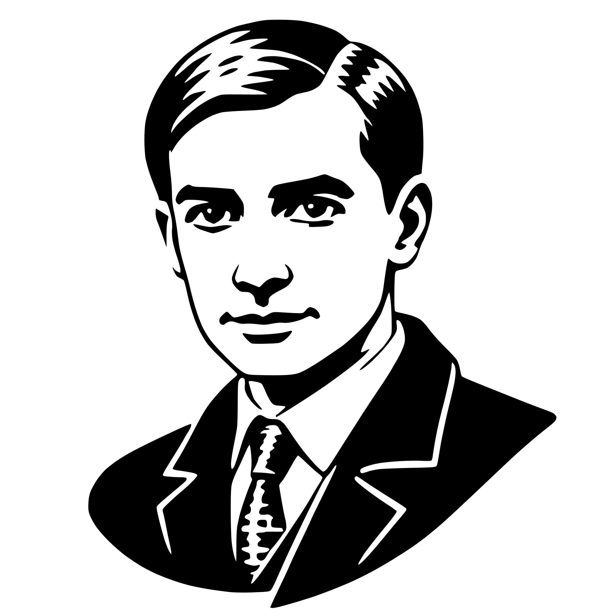 AI-generated SVG of a alan turing