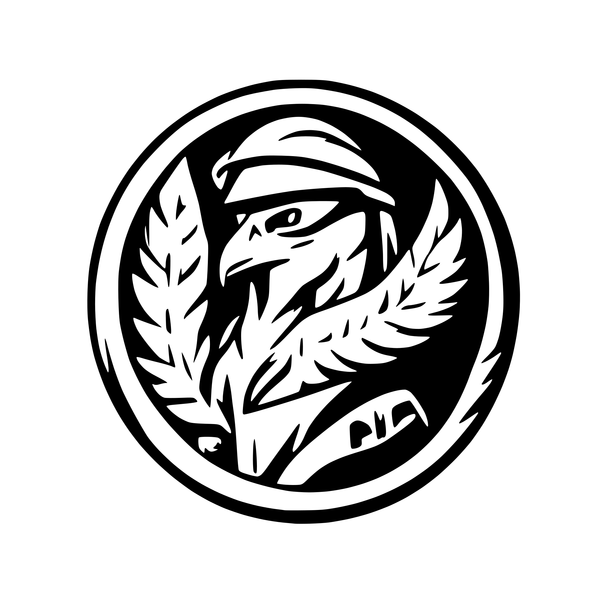 AI-generated SVG of a a Falcon especial forces style
