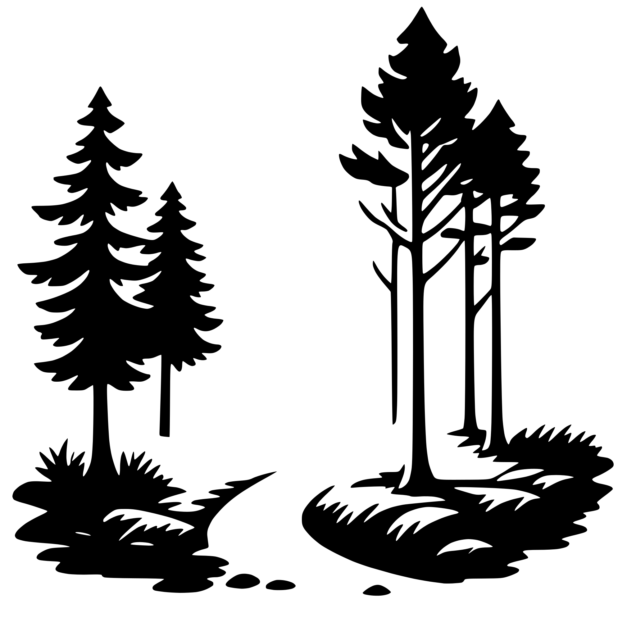 AI-generated SVG of a forest mist