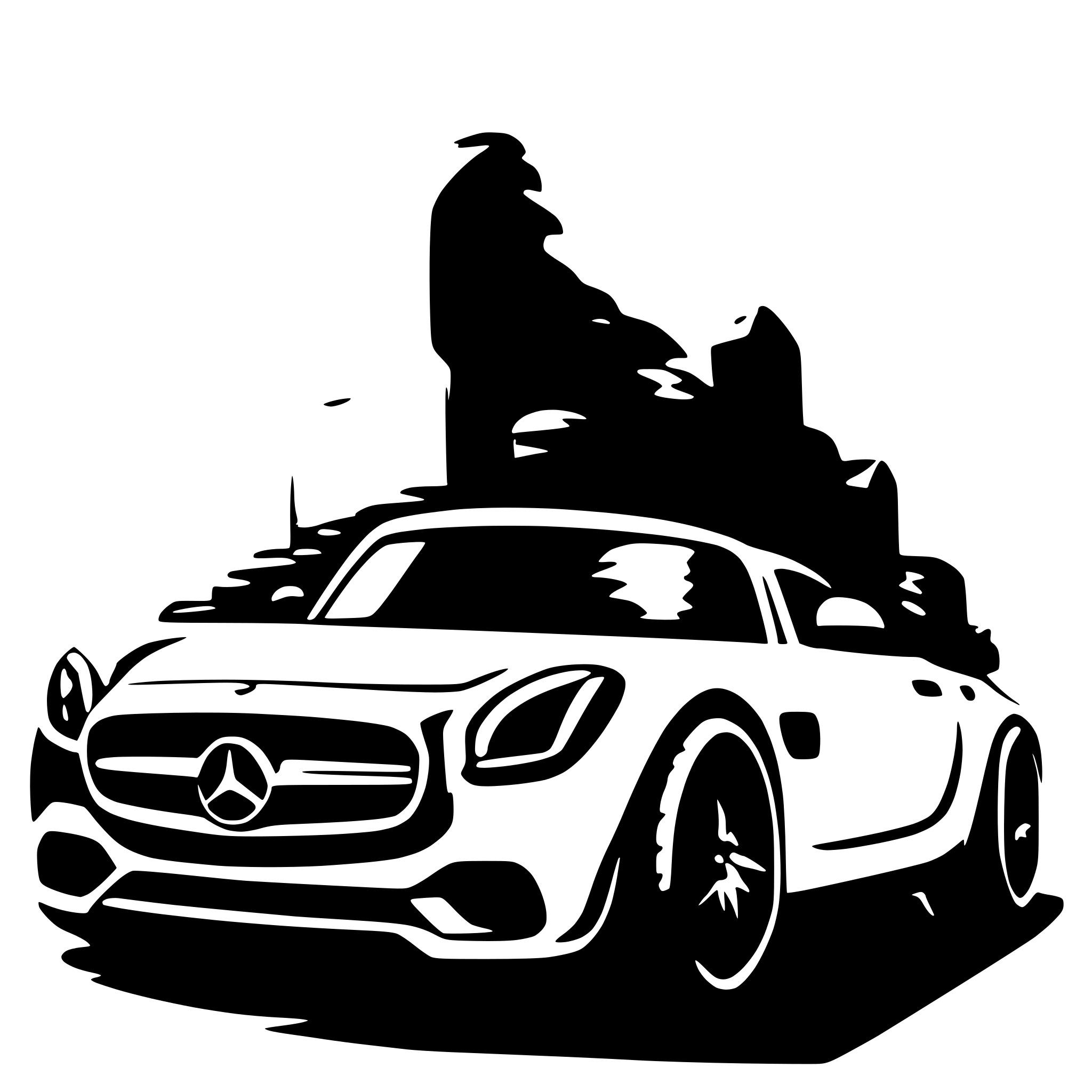 AI-generated SVG of 'mercedes amg gt'