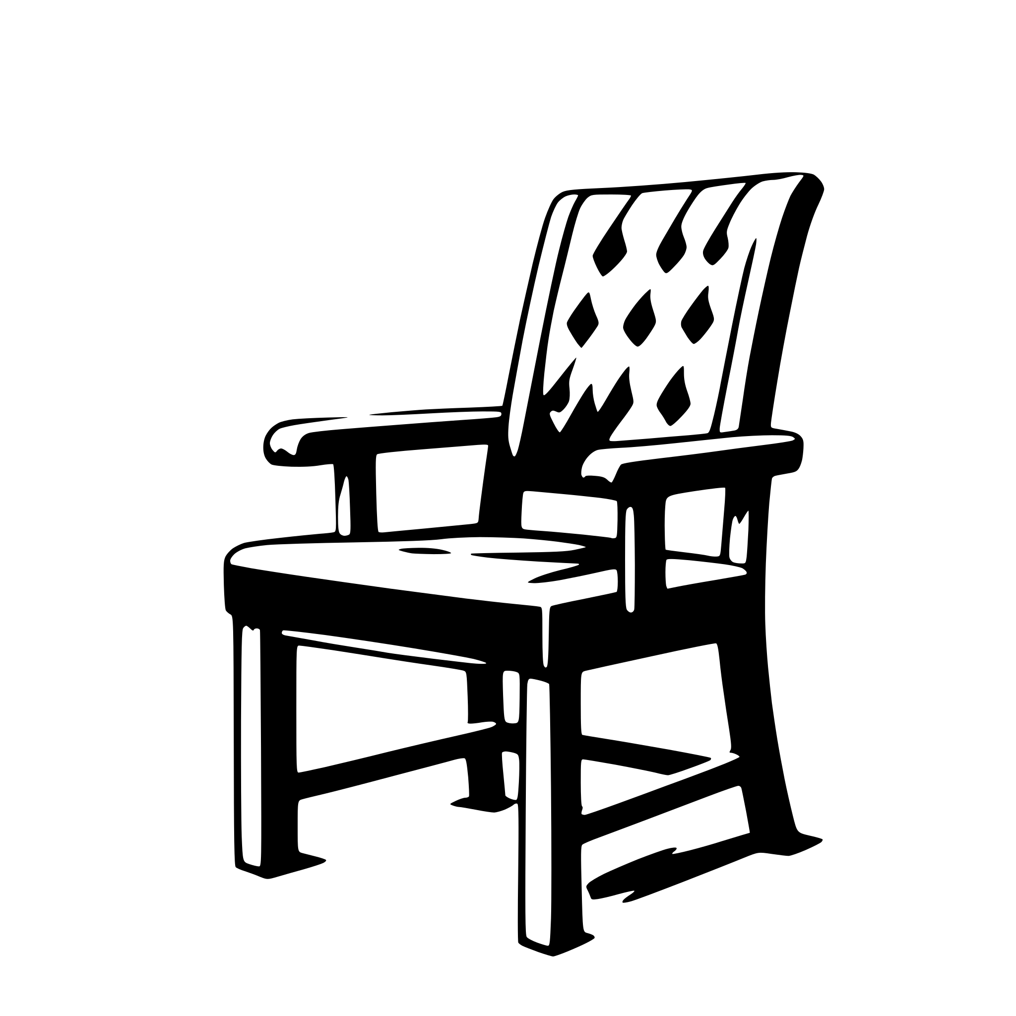 AI-generated SVG of 'chair'