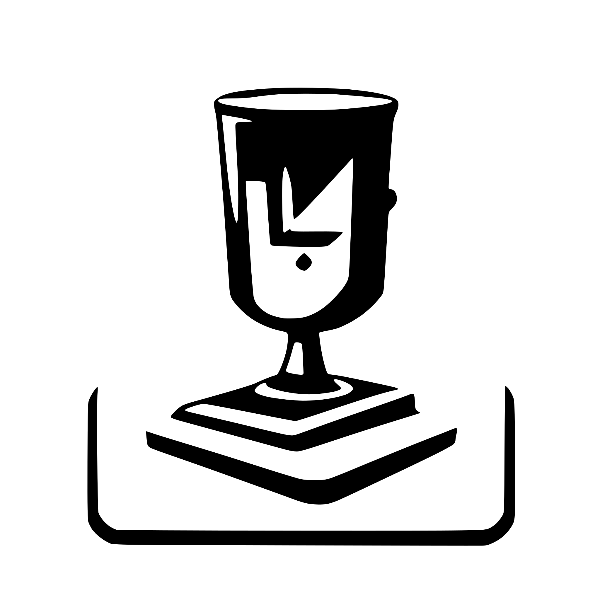 AI-generated SVG of a ChatGPT icon but with a proofreading icon in the bottom right corner
