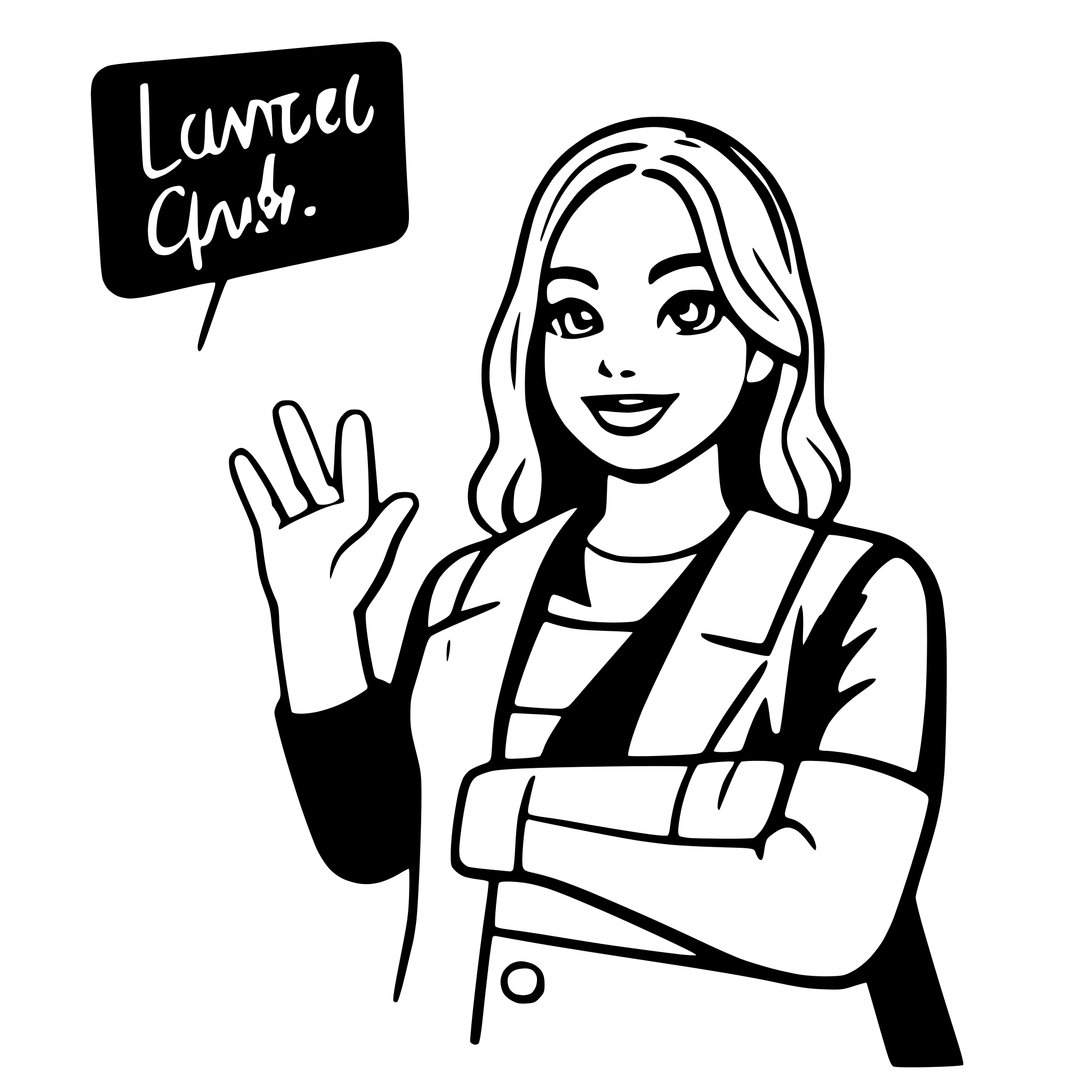 AI-generated SVG of a saying an educator goodbye