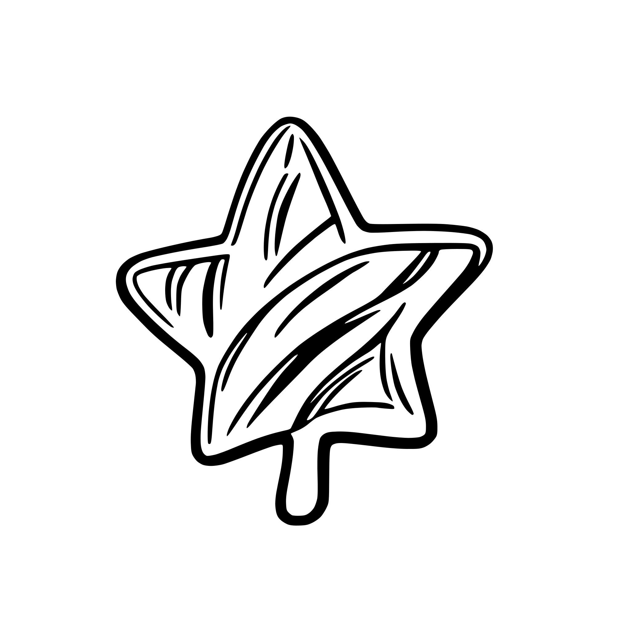 AI-generated SVG of 'a shining star with sparkles'
