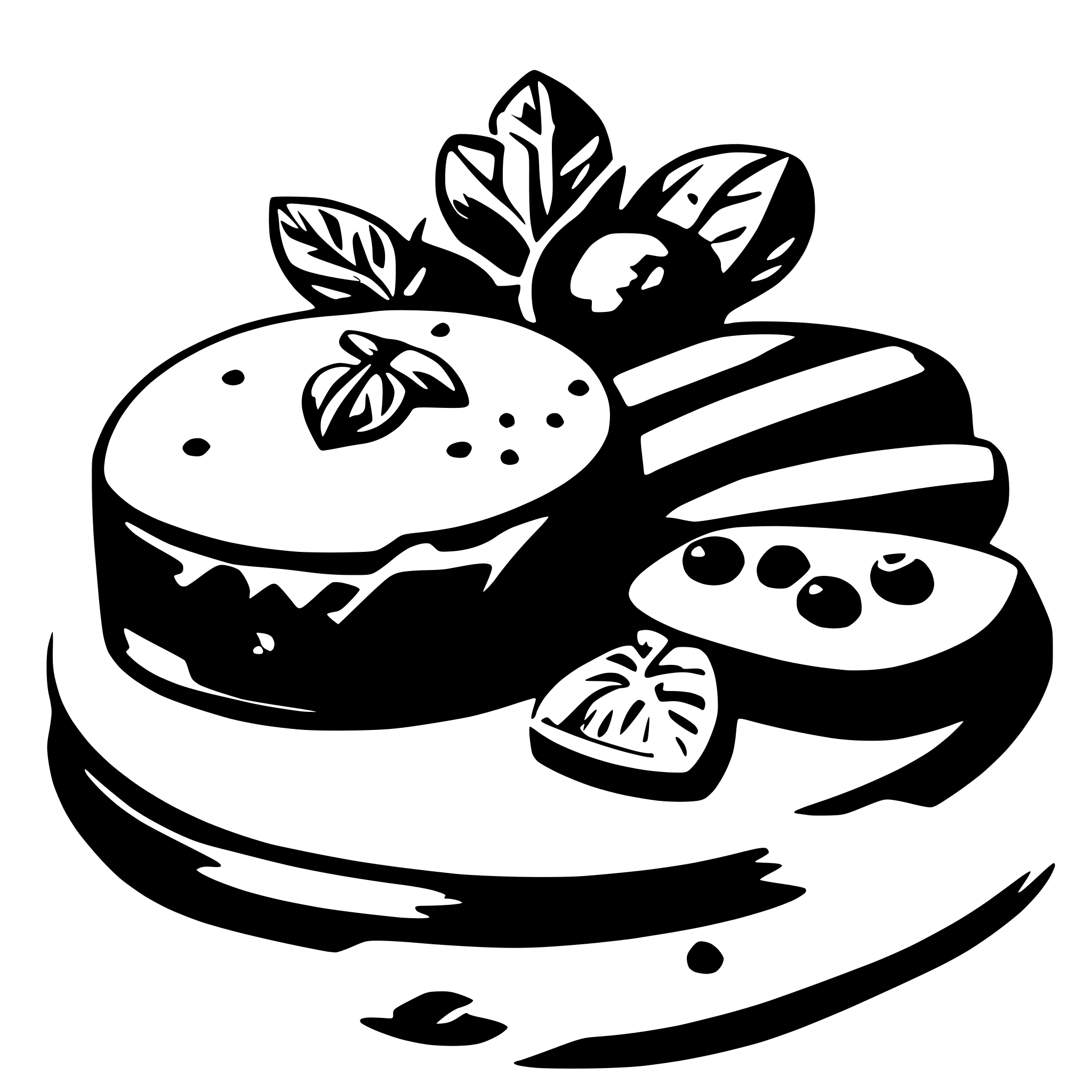 AI-generated SVG of 'food'