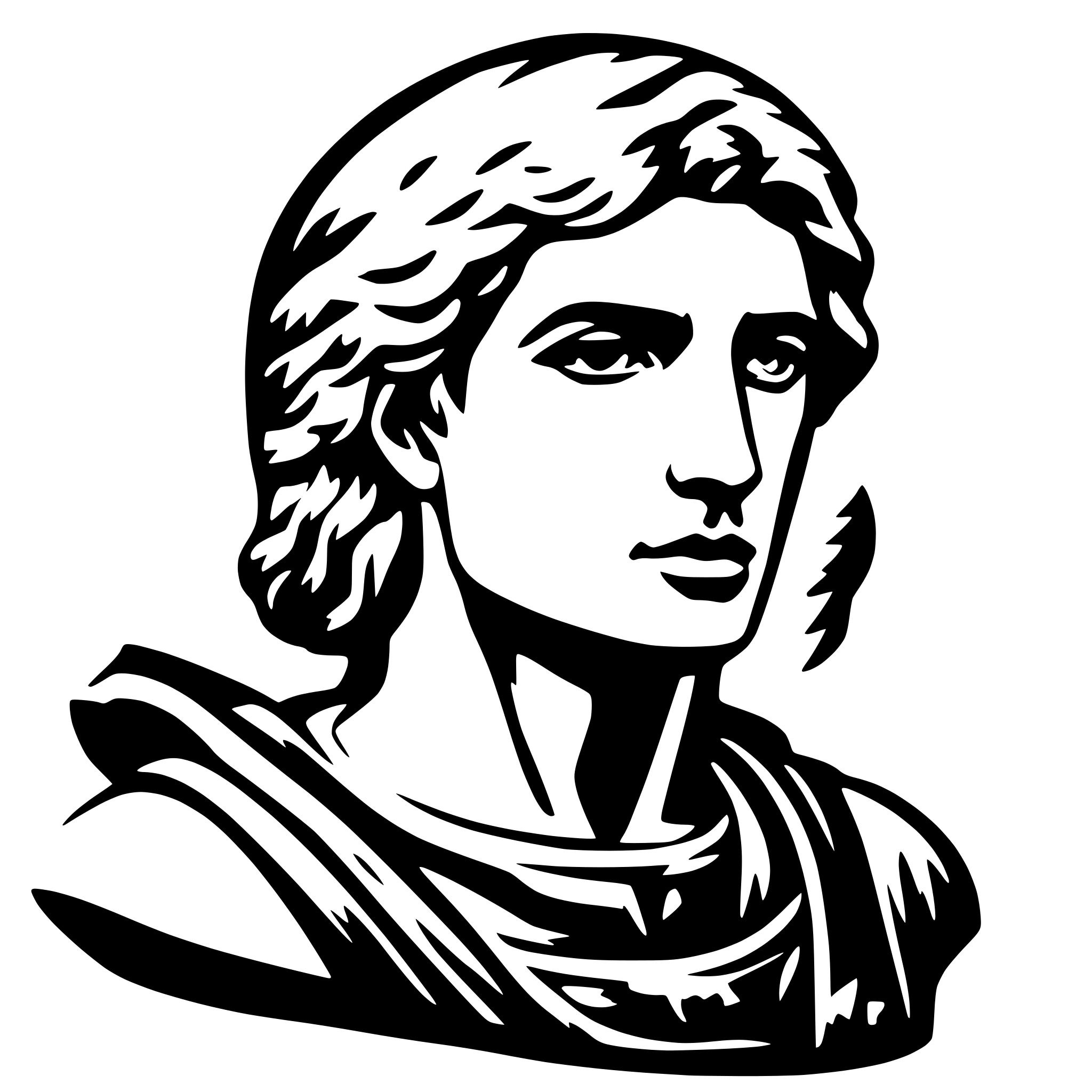 AI-generated SVG of 'Achilles'
