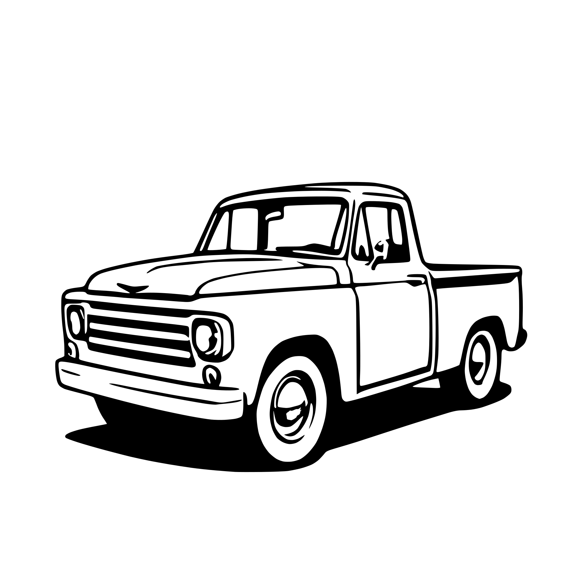 AI-generated SVG of a 1963 chevrolet pickup truck