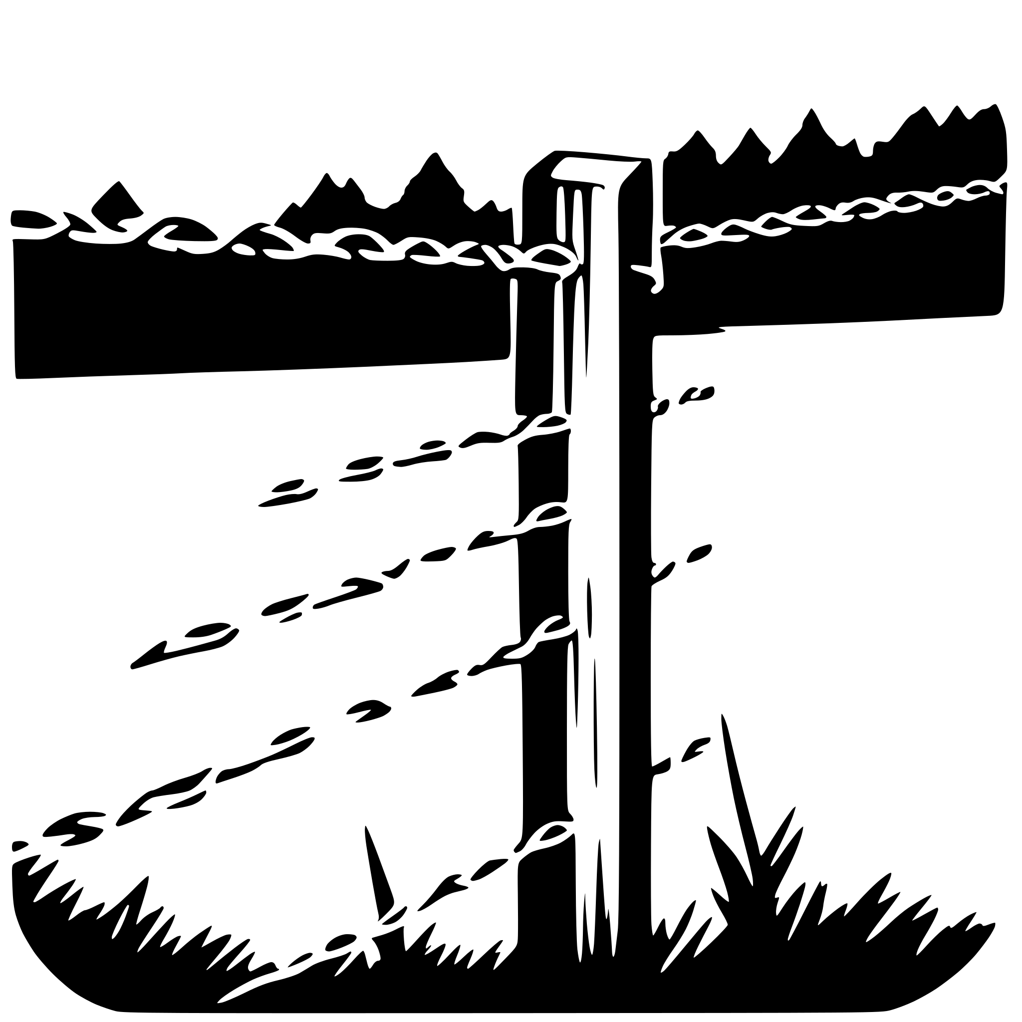 AI-generated SVG of 'Barbed Wire'