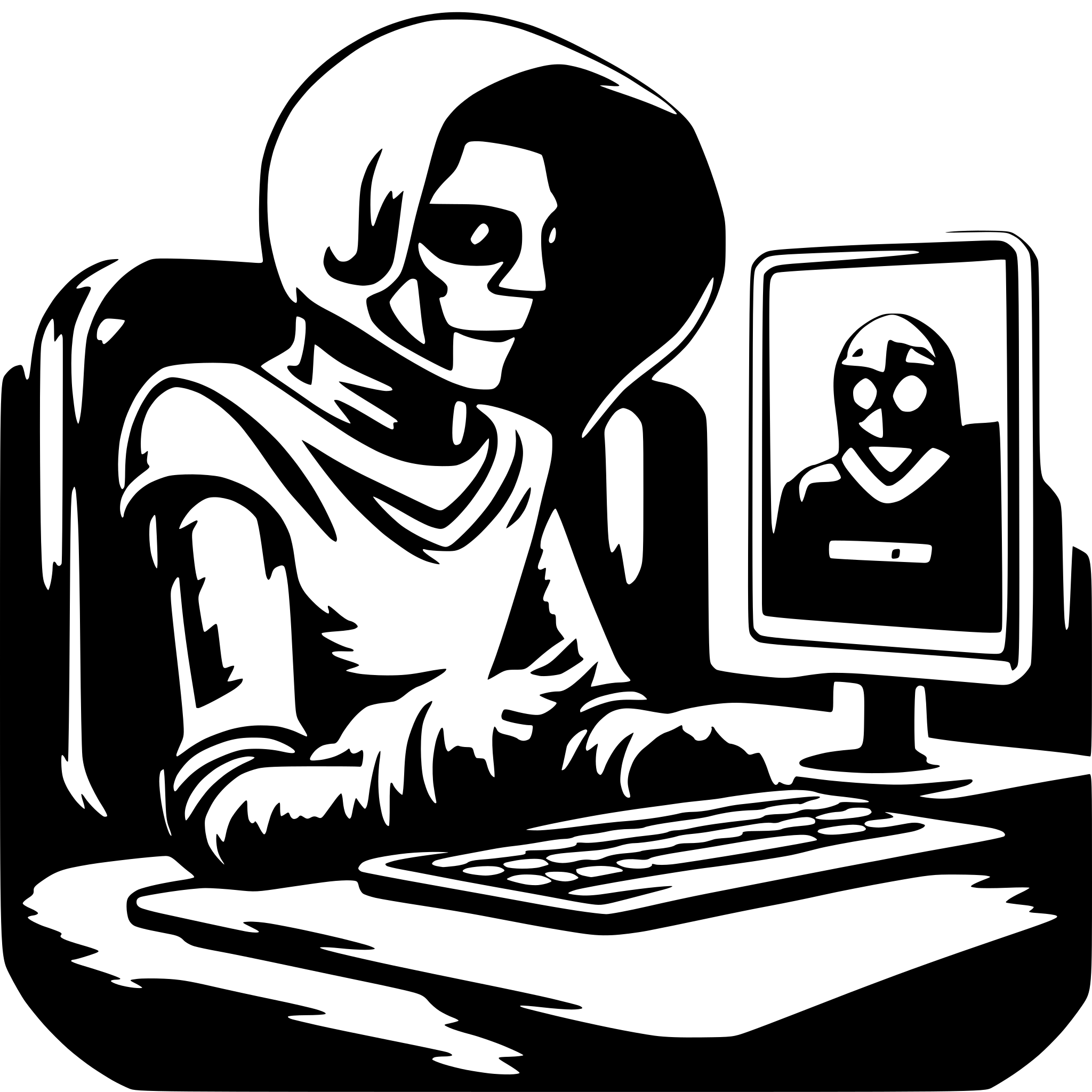 AI-generated SVG of a cybersecurity