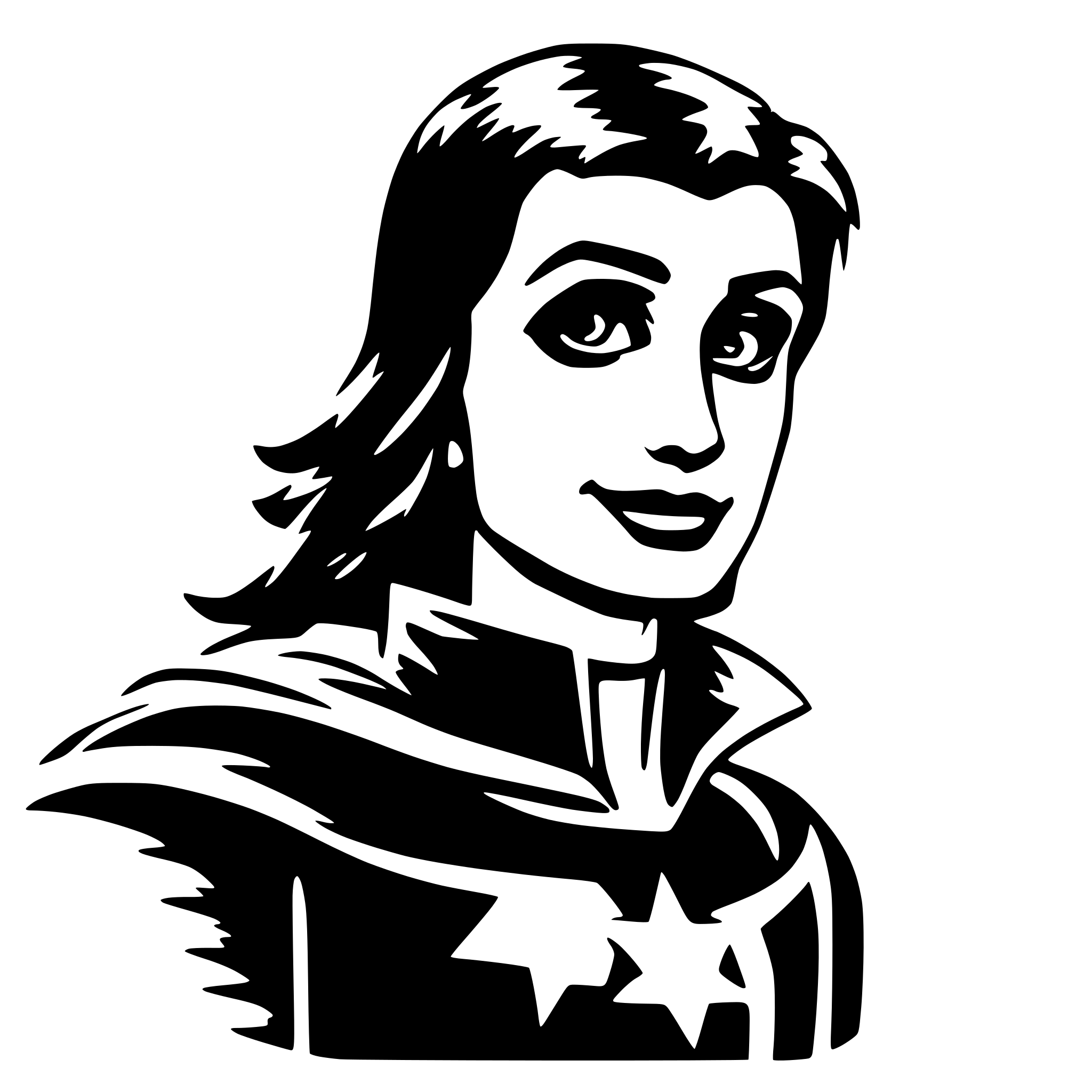 AI-generated SVG of a superhero, comic style