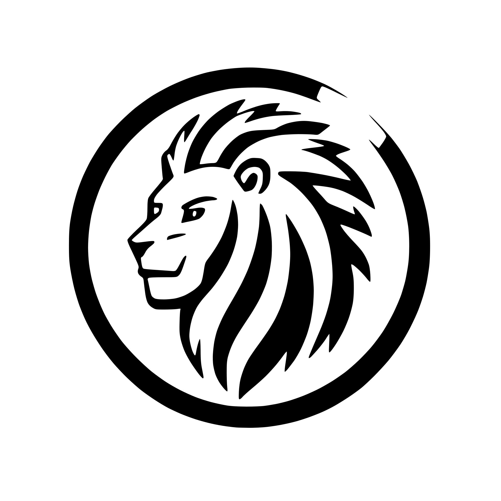 AI-generated SVG of 'minimalist lion with mane'