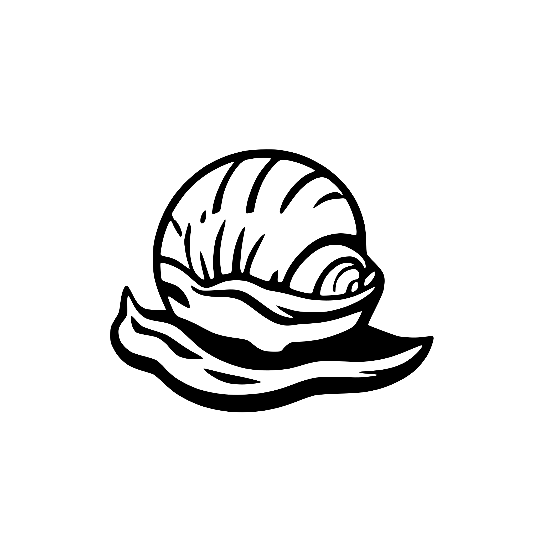 AI-generated SVG of 'Sea snail'