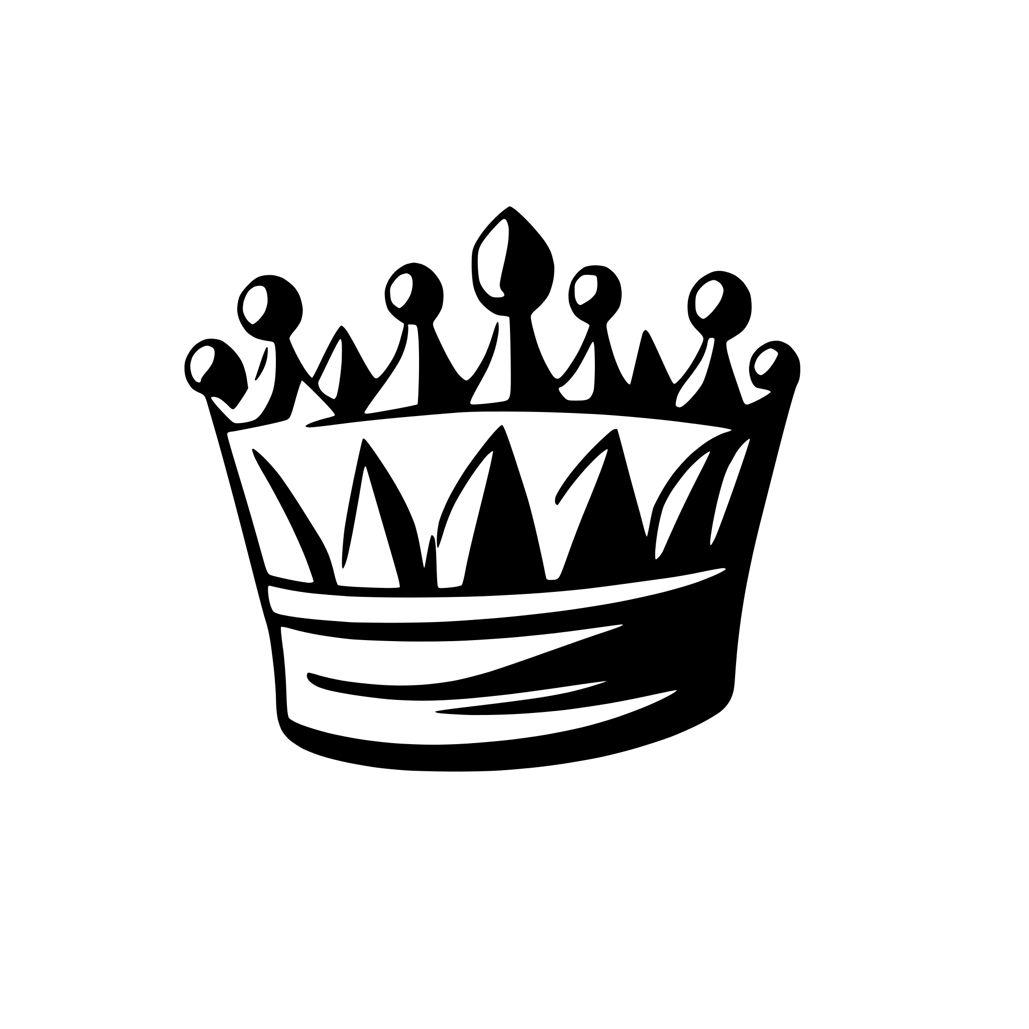 AI-generated SVG of a rolex crown logo