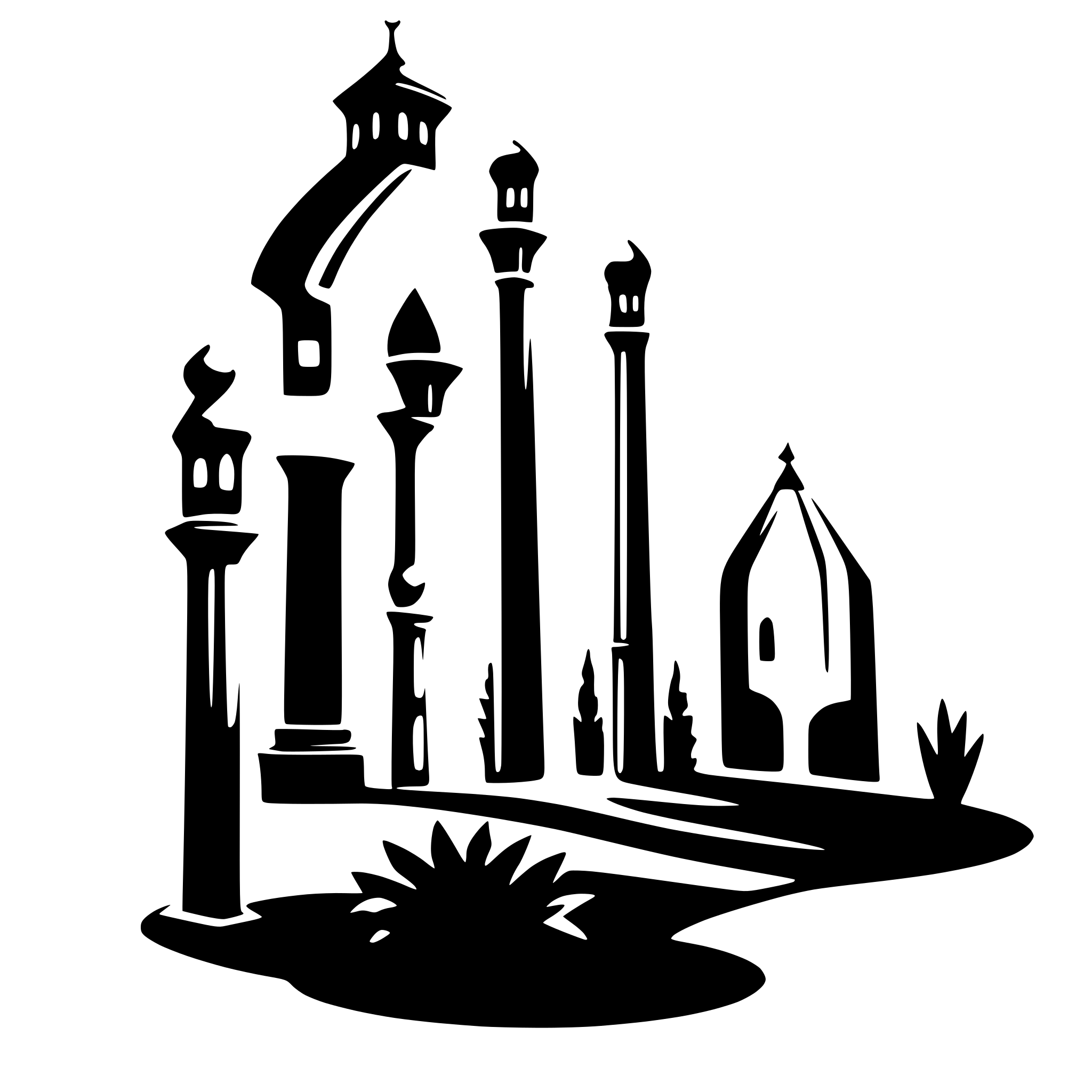 AI-generated SVG of 'رائحة كريهة'