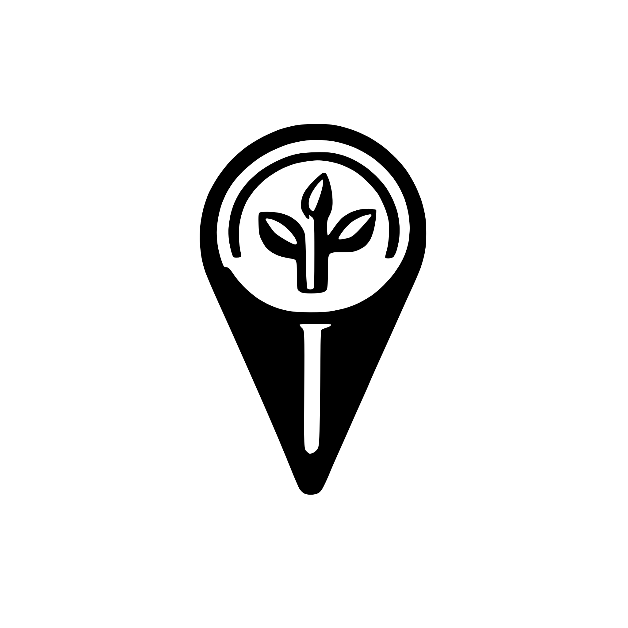 AI-generated SVG of a map marker icon