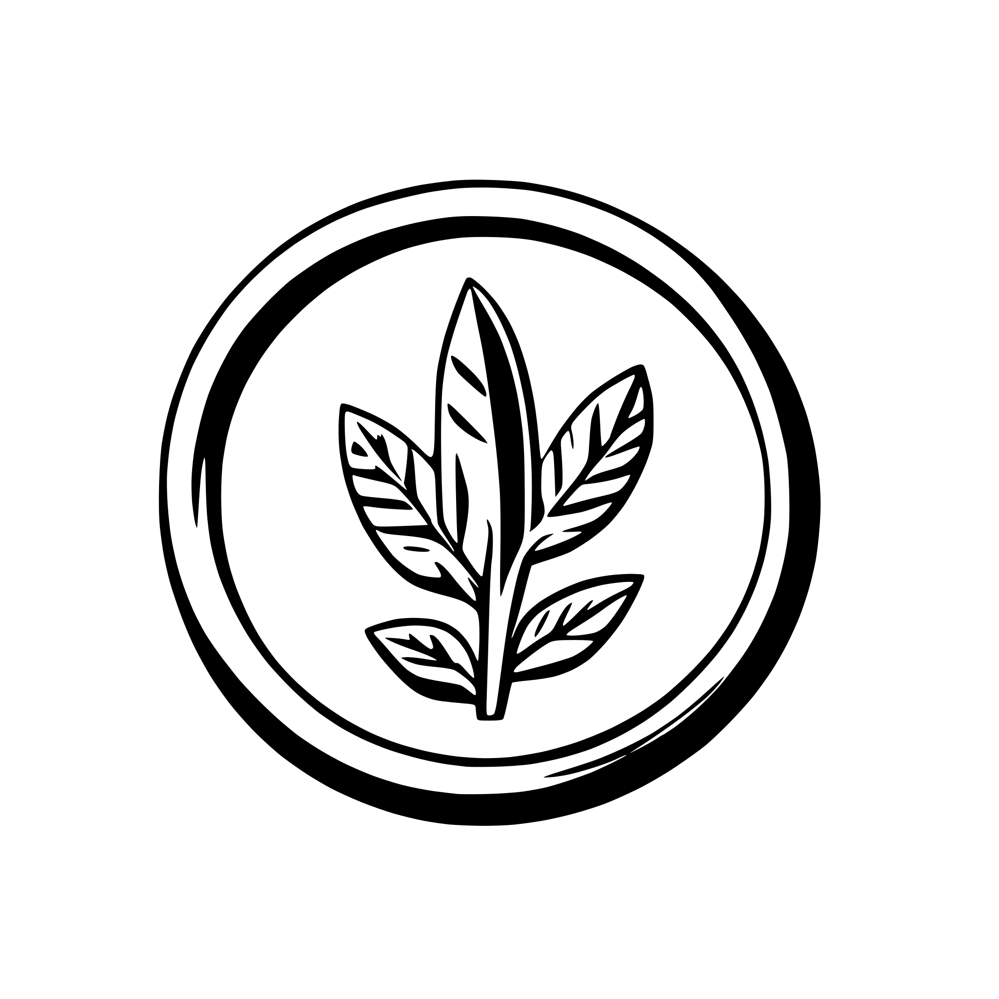 AI-generated SVG of a driftwood logo
