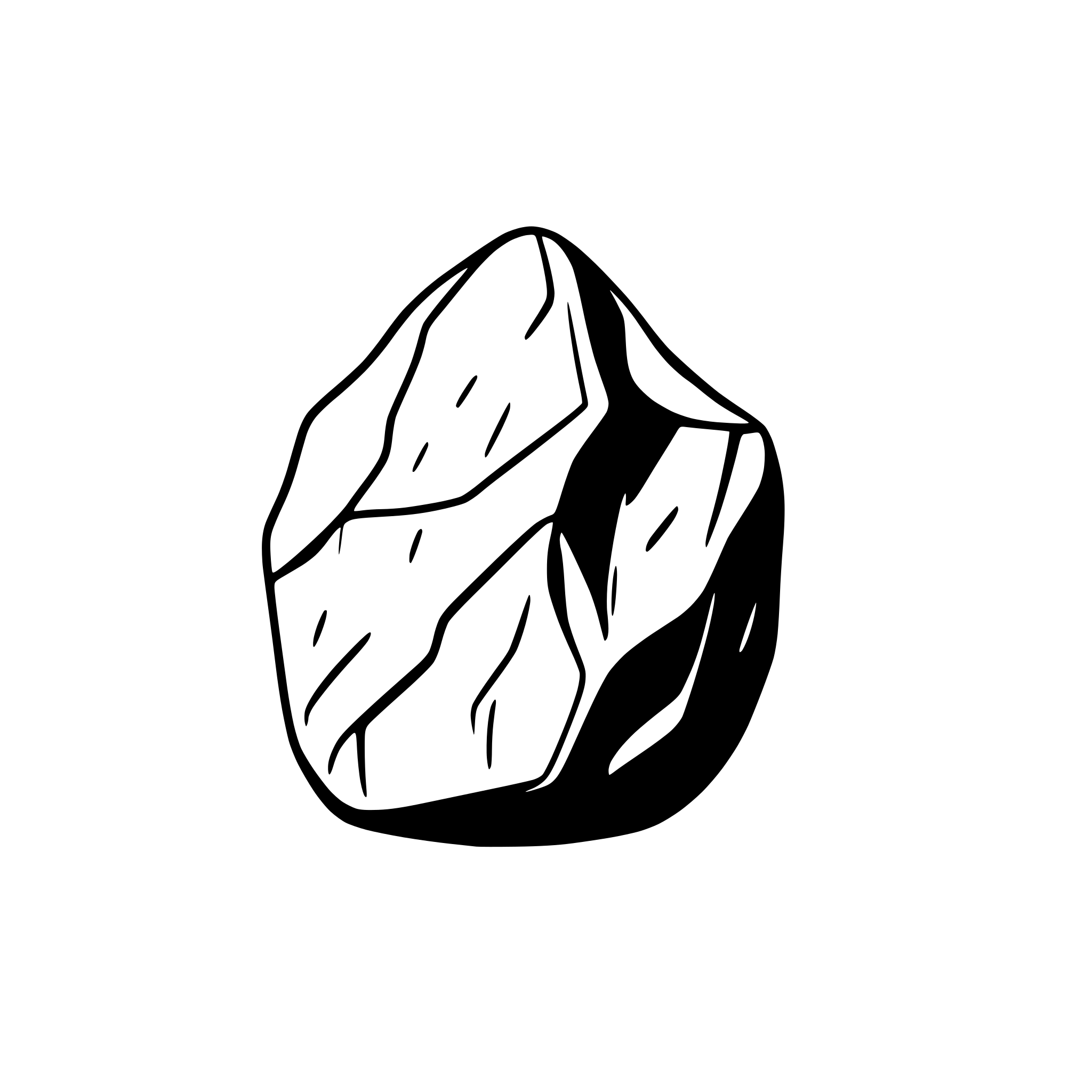 AI-generated SVG of a Generate a rock.