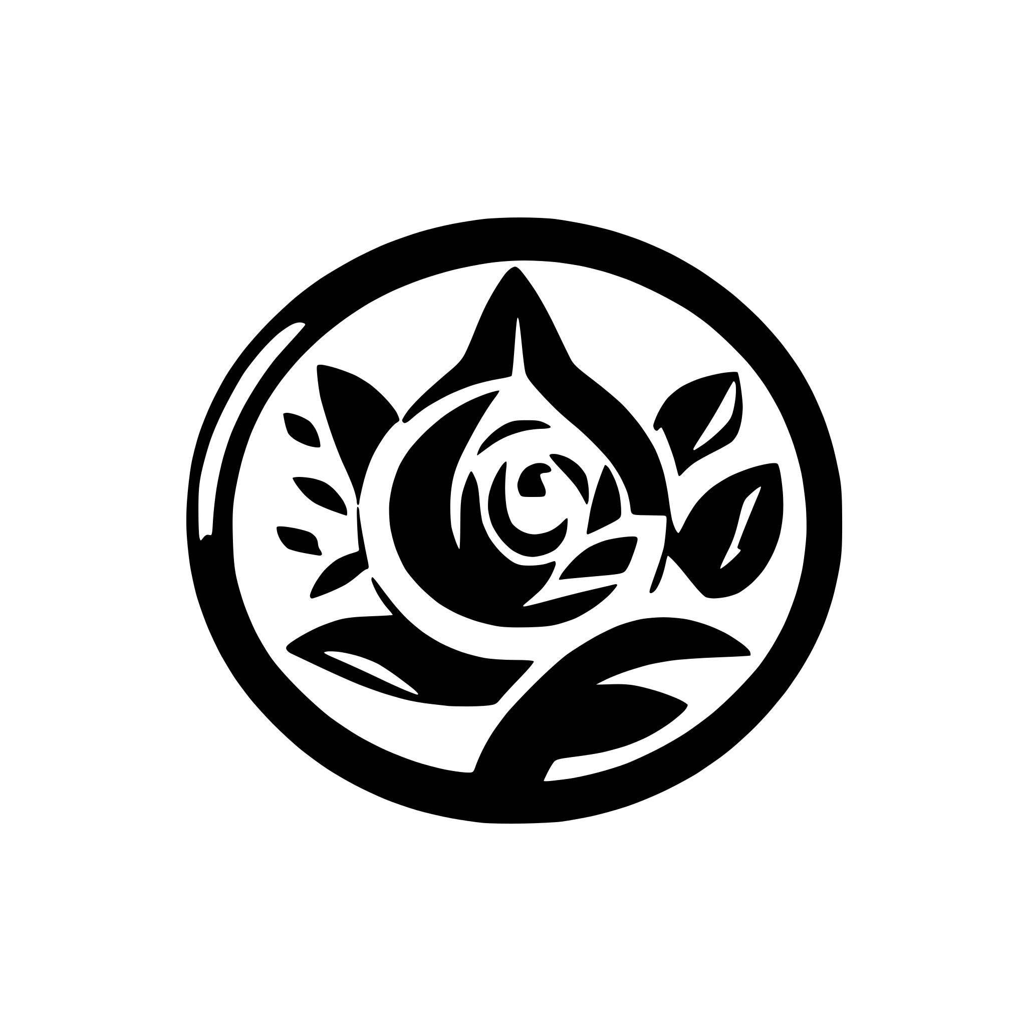 AI-generated SVG of 'oriental pattern assassins logo'