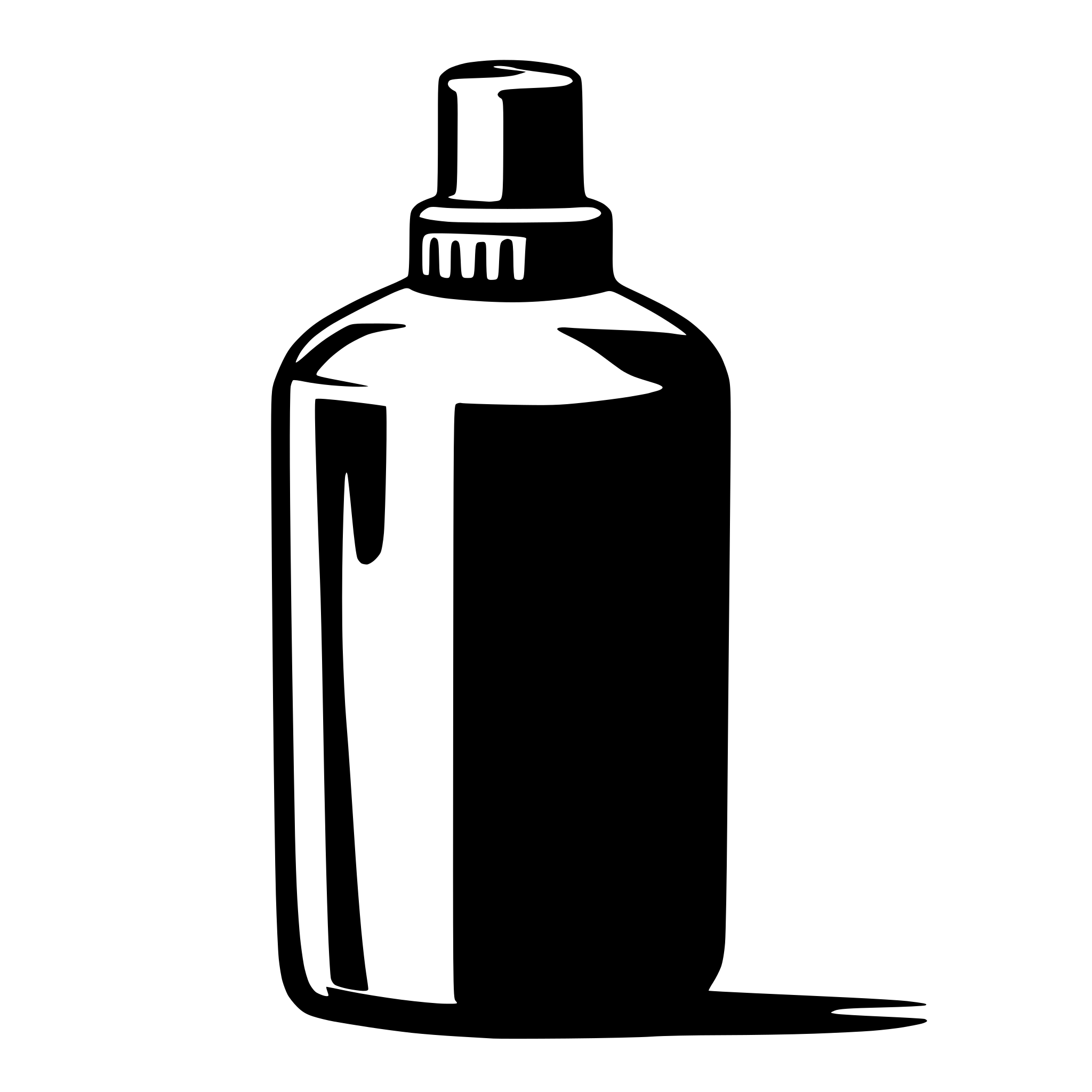AI-generated SVG of a detergent bottle