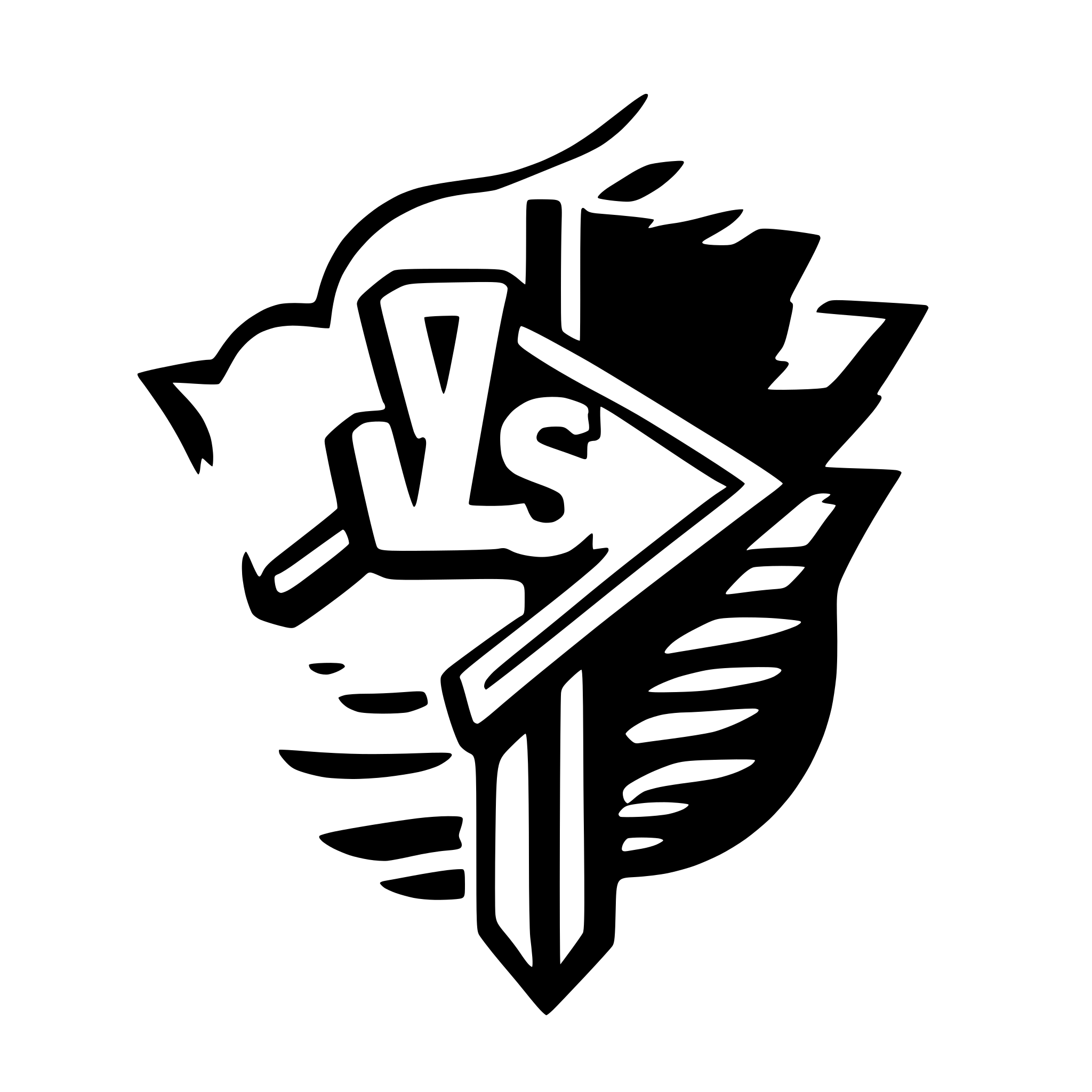 AI-generated SVG of a vs sign