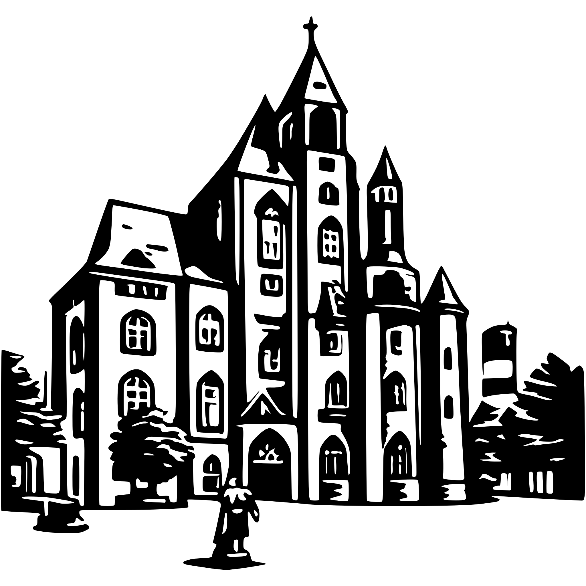AI-generated SVG of a bremen, roland